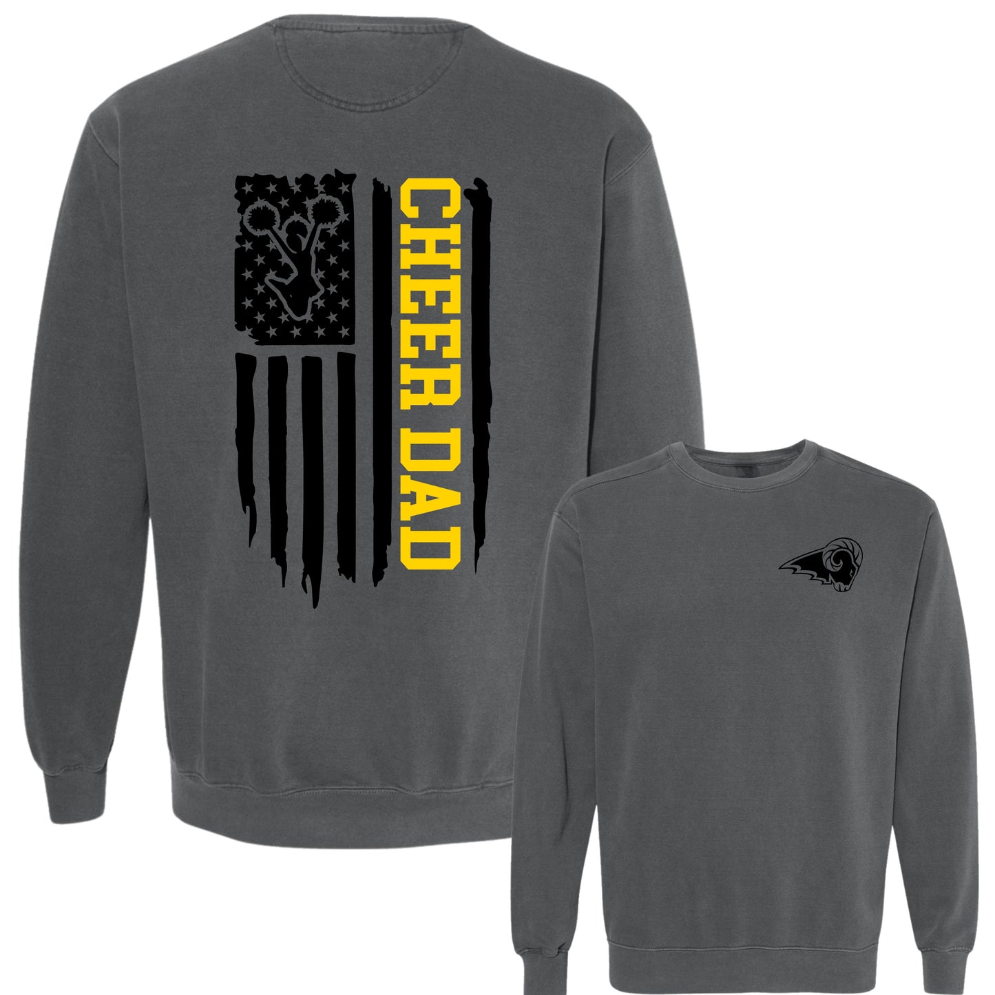 SEP Cheer Dad (flag) | Comfort Colors