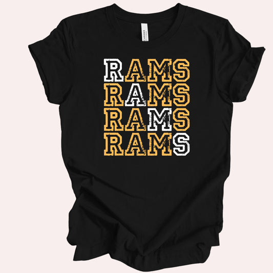 RAMS Distressed T-Shirt
