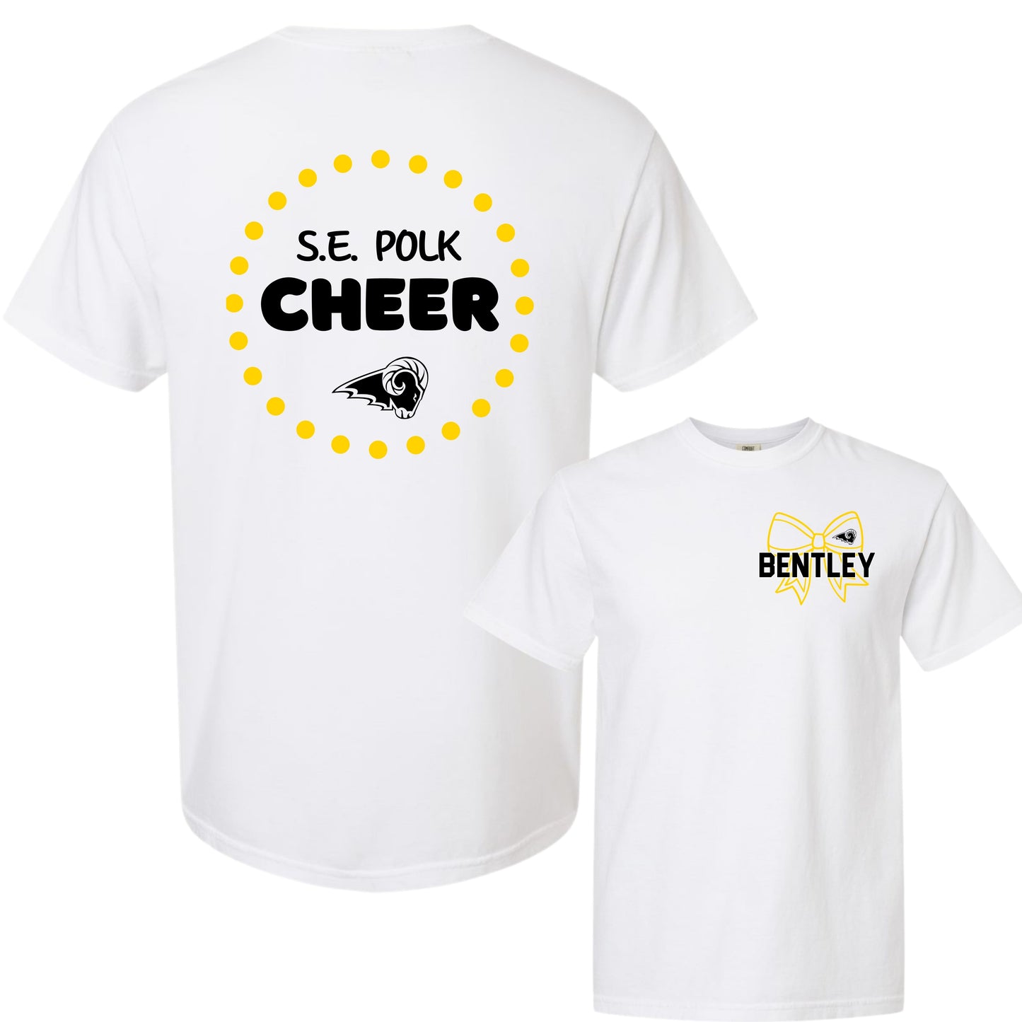 SEP Cheer Puff Lettering (Ram logo) T-Shirt