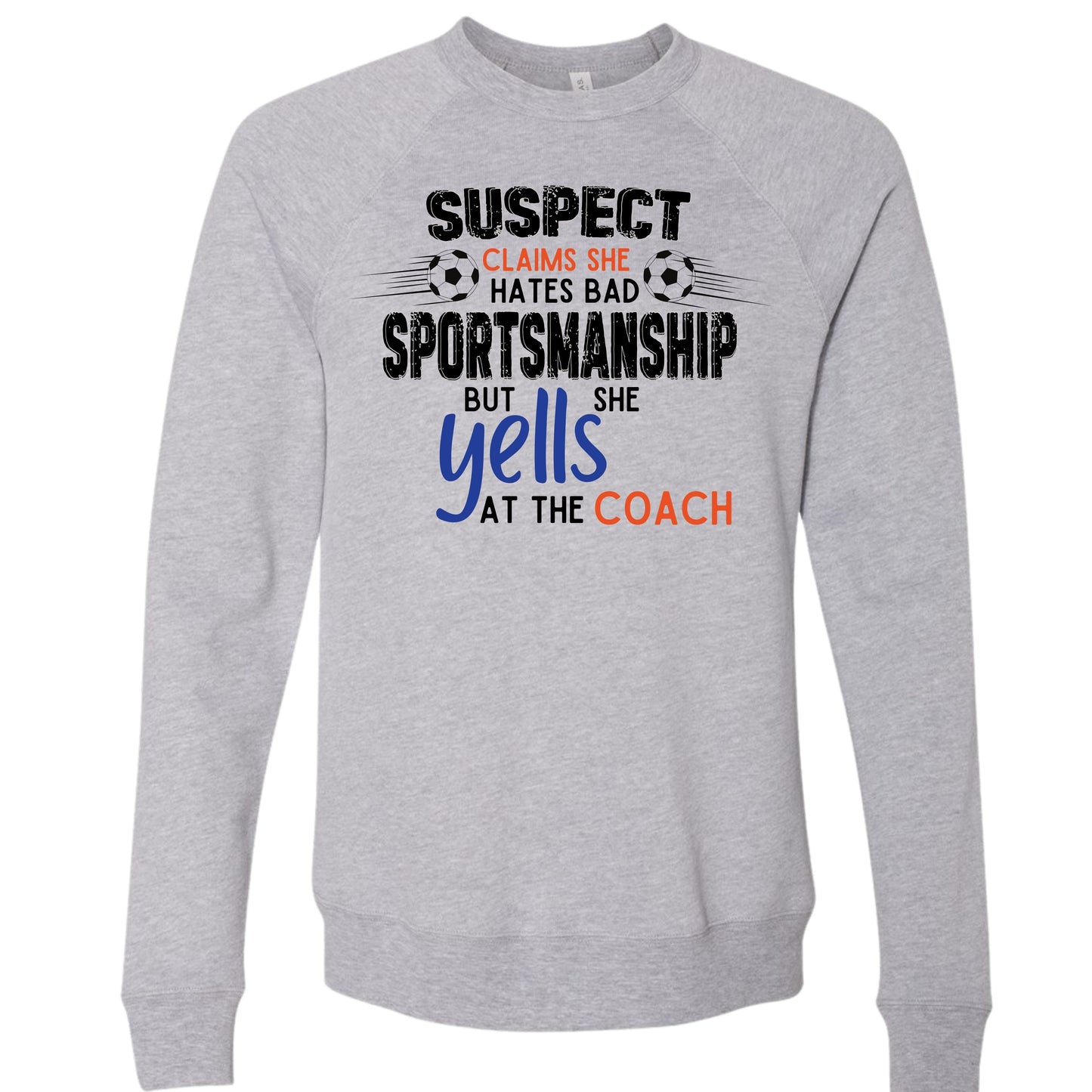 "Suspect Claims" Crewneck