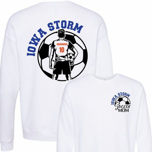 Iowa Storm Soccer Dad Crewneck (Boy)
