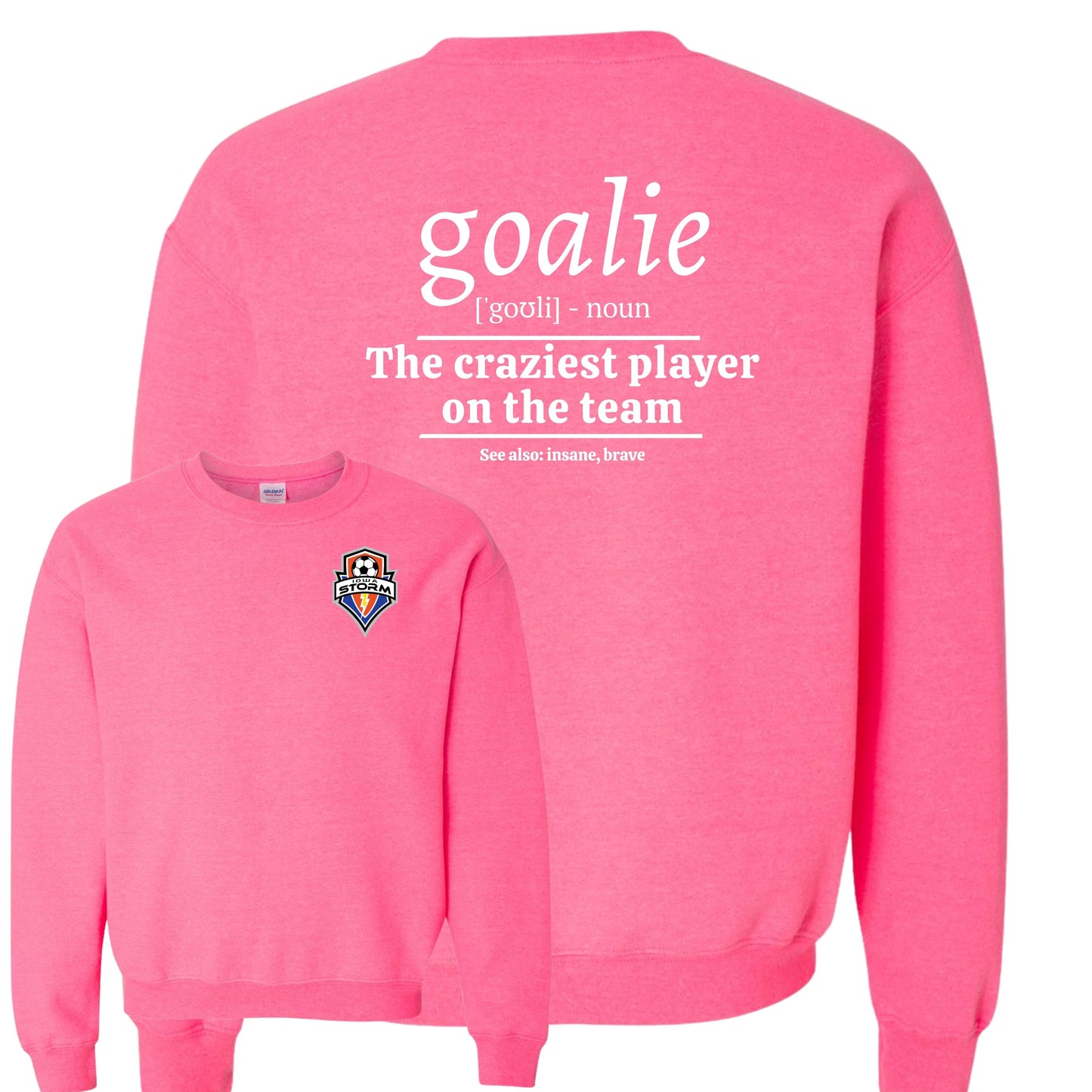 Iowa Storm "Goalie" Crewneck