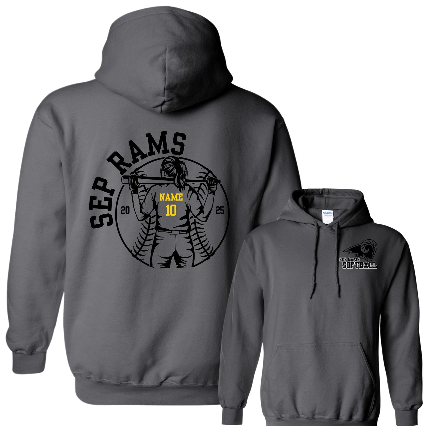 SEP Softball Personalized Hoodie | Adult