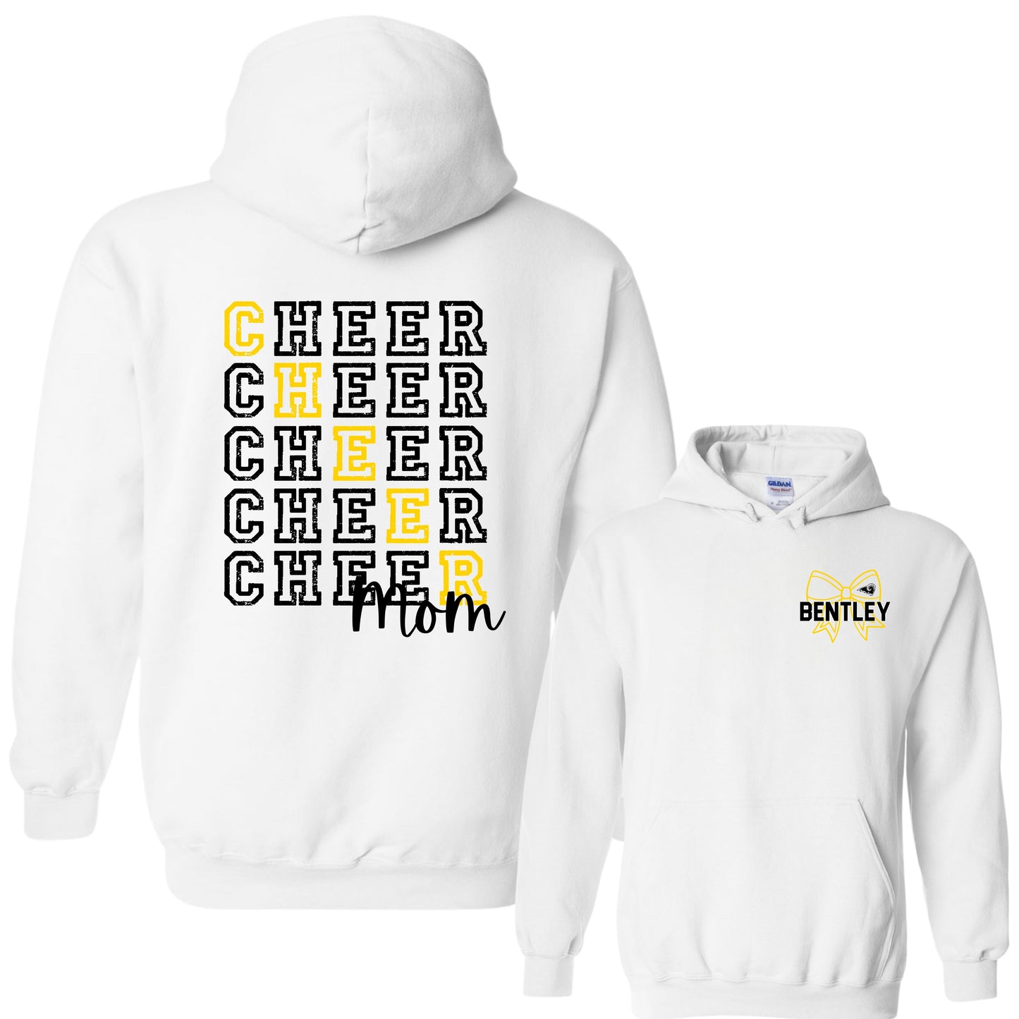SEP Distressed Cheer Mom Hoodie