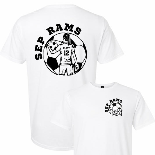 Senior Soccer Mom T-Shirt (Girl)