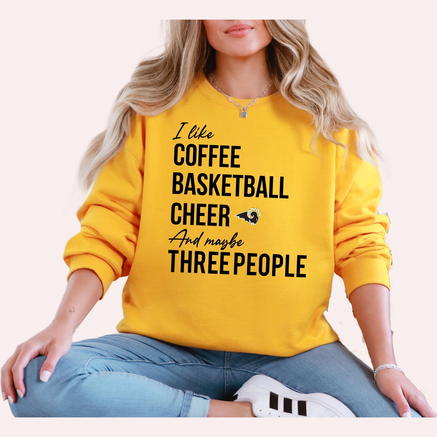 SEP Basketball Cheer "I Like Coffee" Crewneck