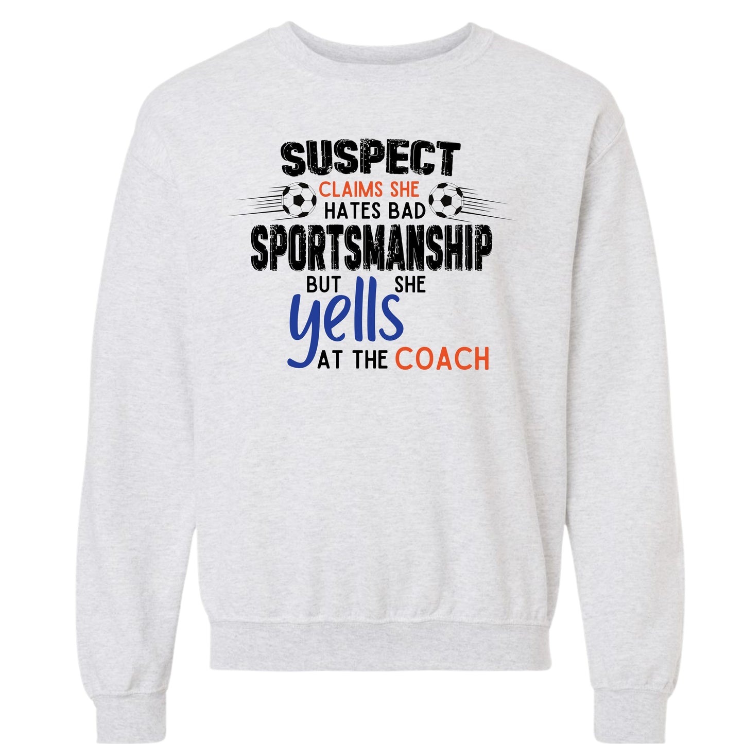 "Suspect Claims" Crewneck