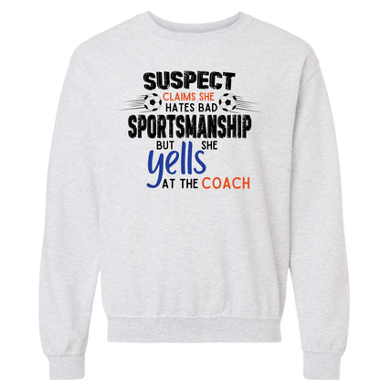 "Suspect Claims" Crewneck
