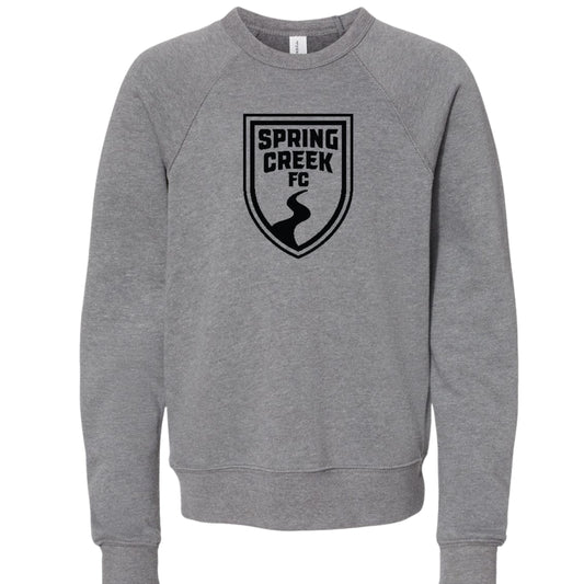 Youth Crewneck- Black Logo
