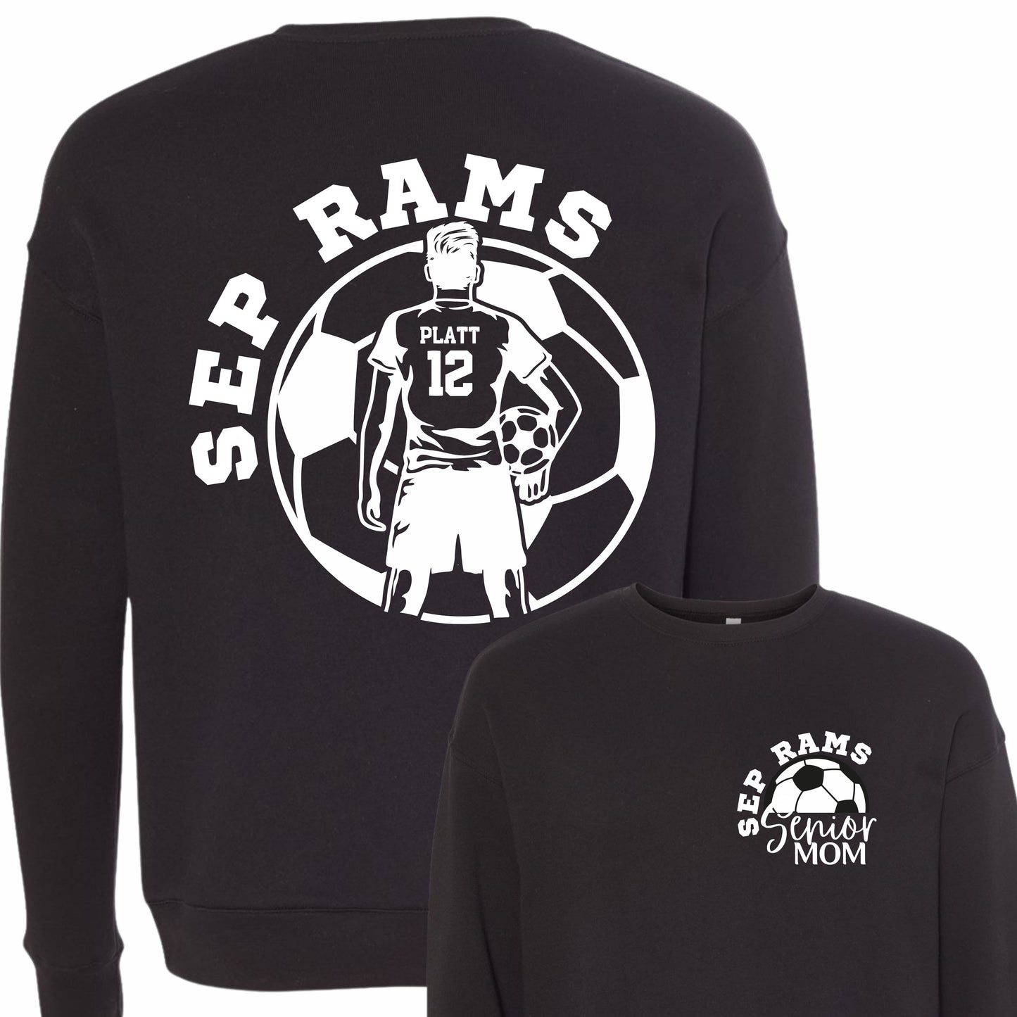 Senior Soccer Mom Crewneck (Boy)