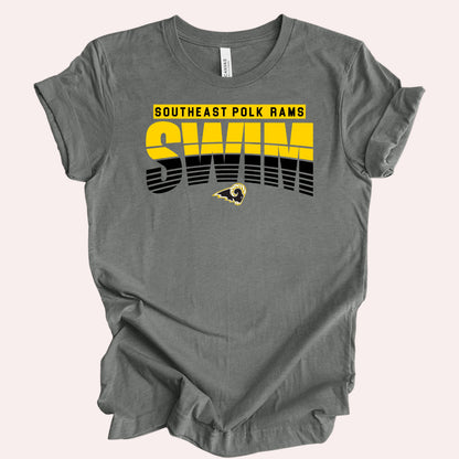 Southeast Polk RAM striped Swim T-Shirt