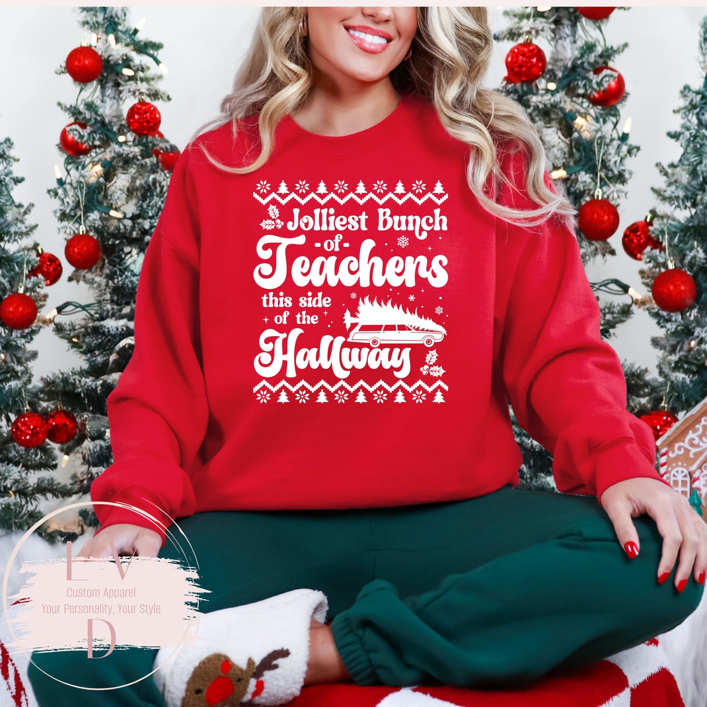 RAMS Jolliest Bunch of Teachers (Bella+Canvas)