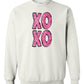 Stacked "XOXO" Crewneck