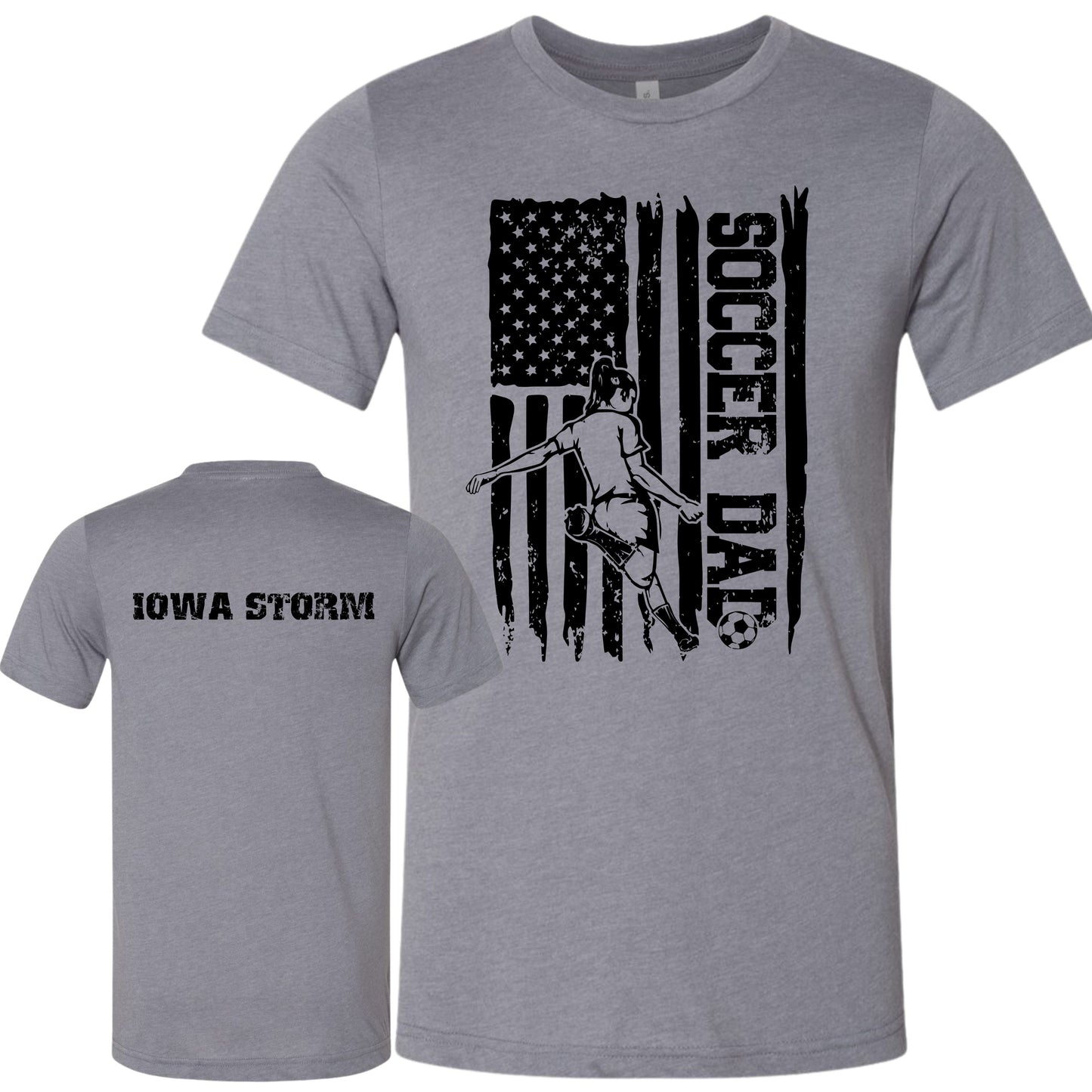 Iowa Storm Soccer Dad T-Shirt (Girl)