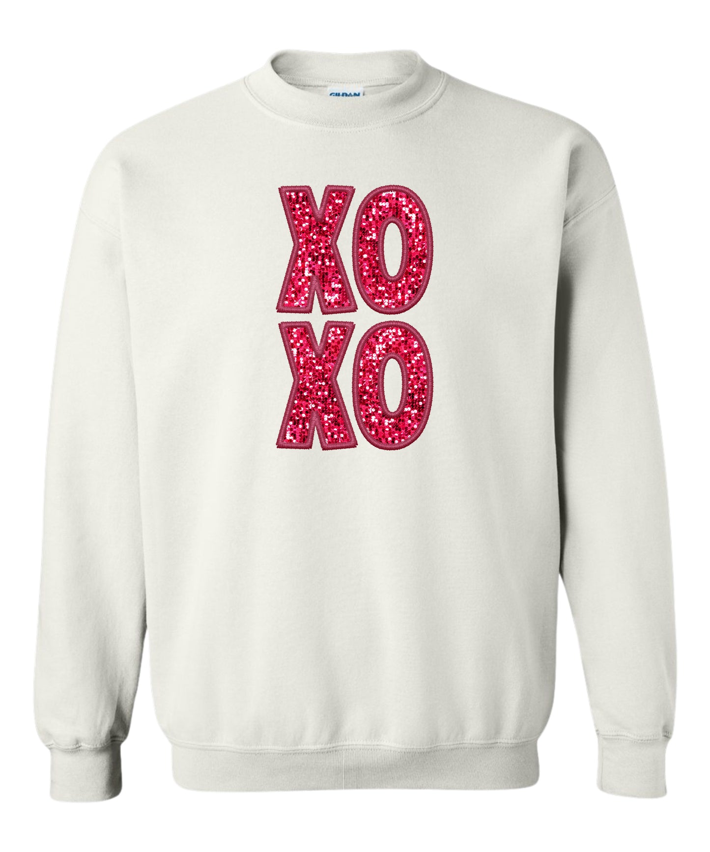 Stacked "XOXO" Crewneck