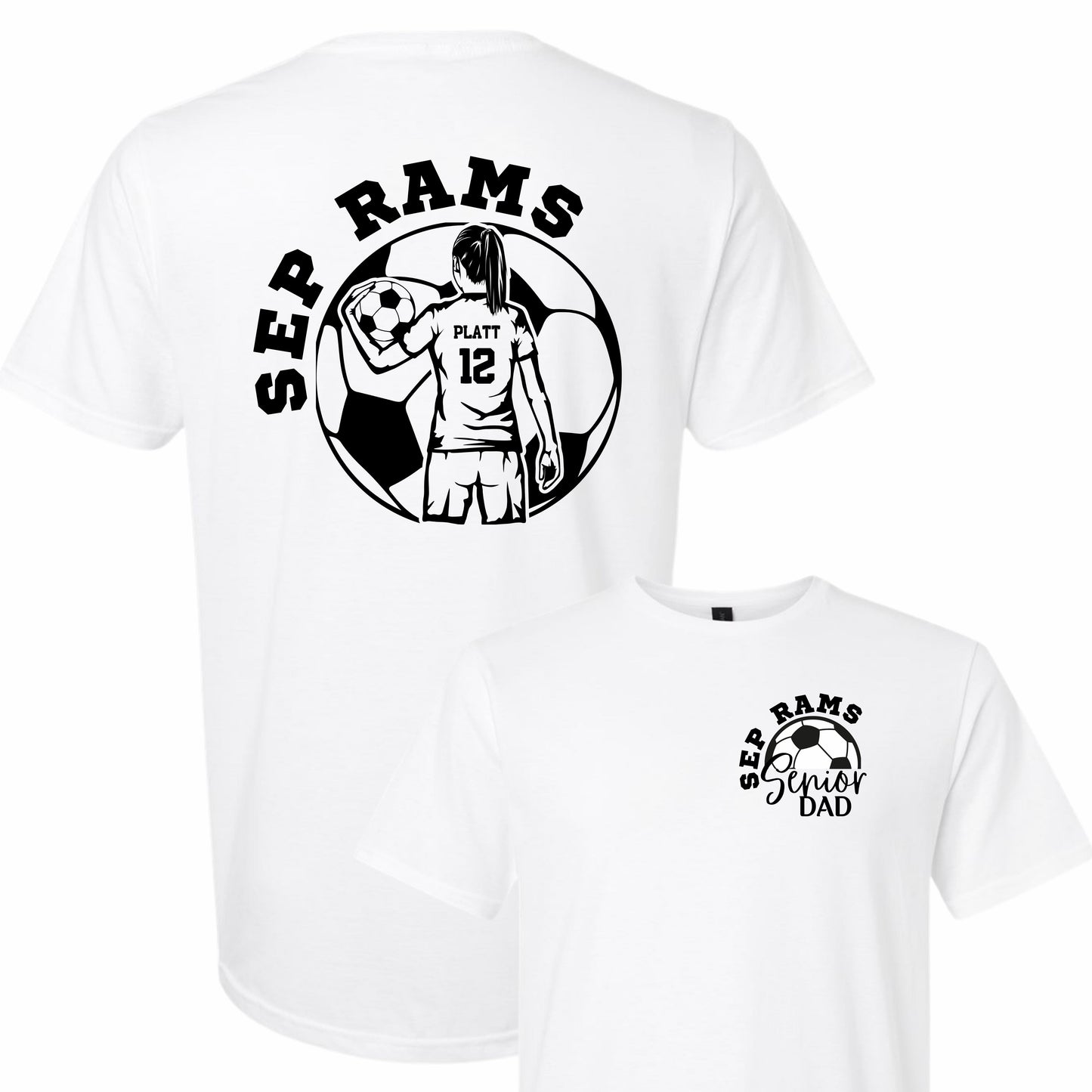 Senior Soccer Dad T-Shirt (Girl)