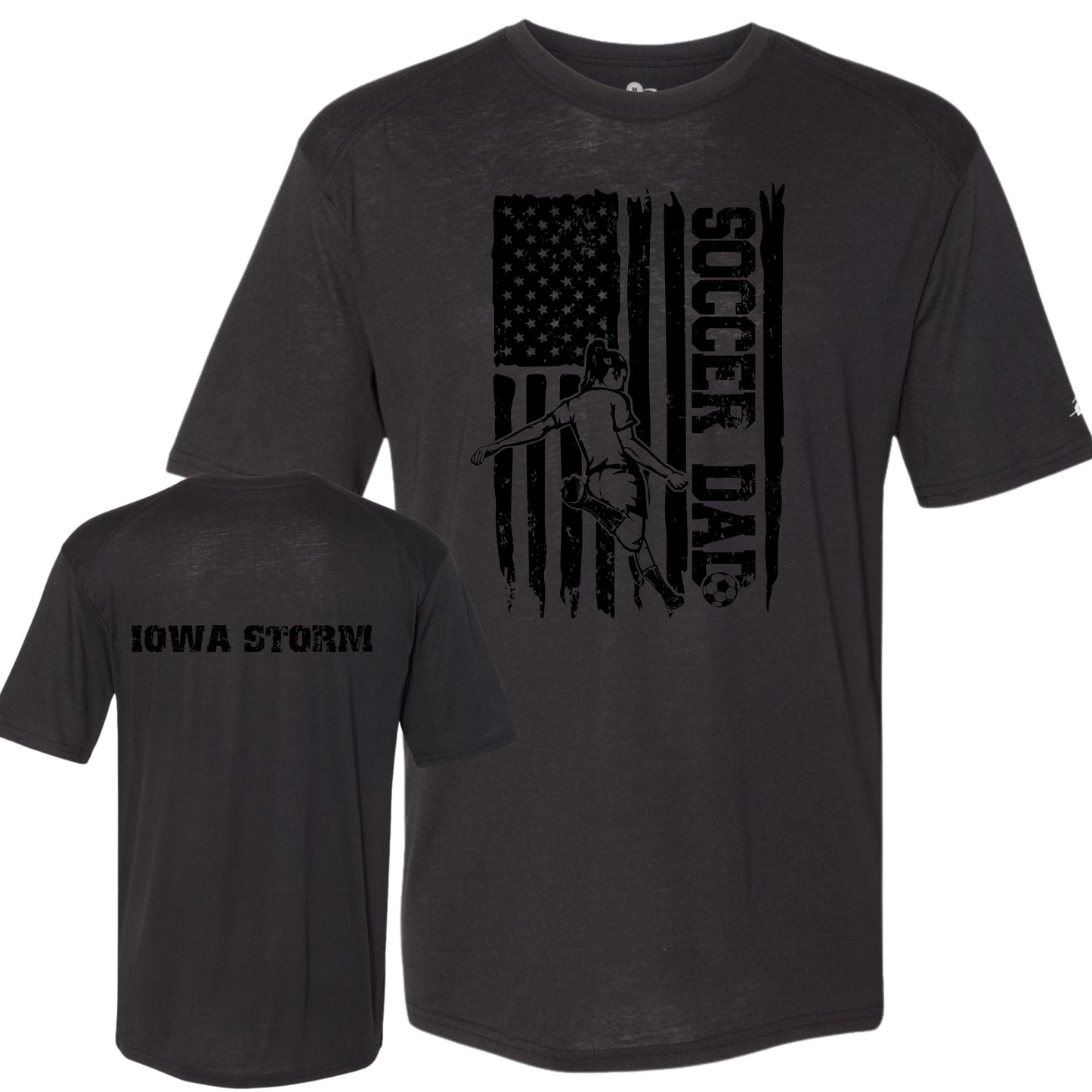 Iowa Storm Soccer Dad T-Shirt (Girl)