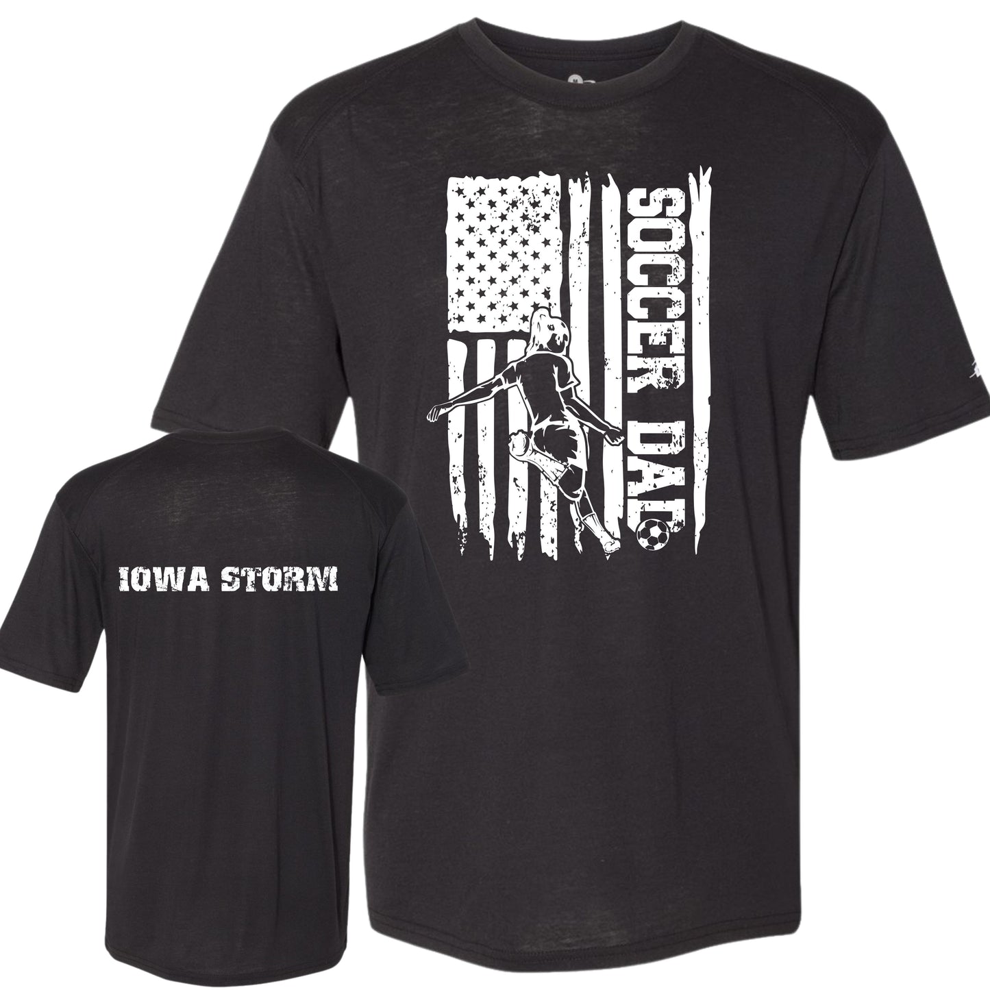 Iowa Storm Soccer Dad T-Shirt (Girl)