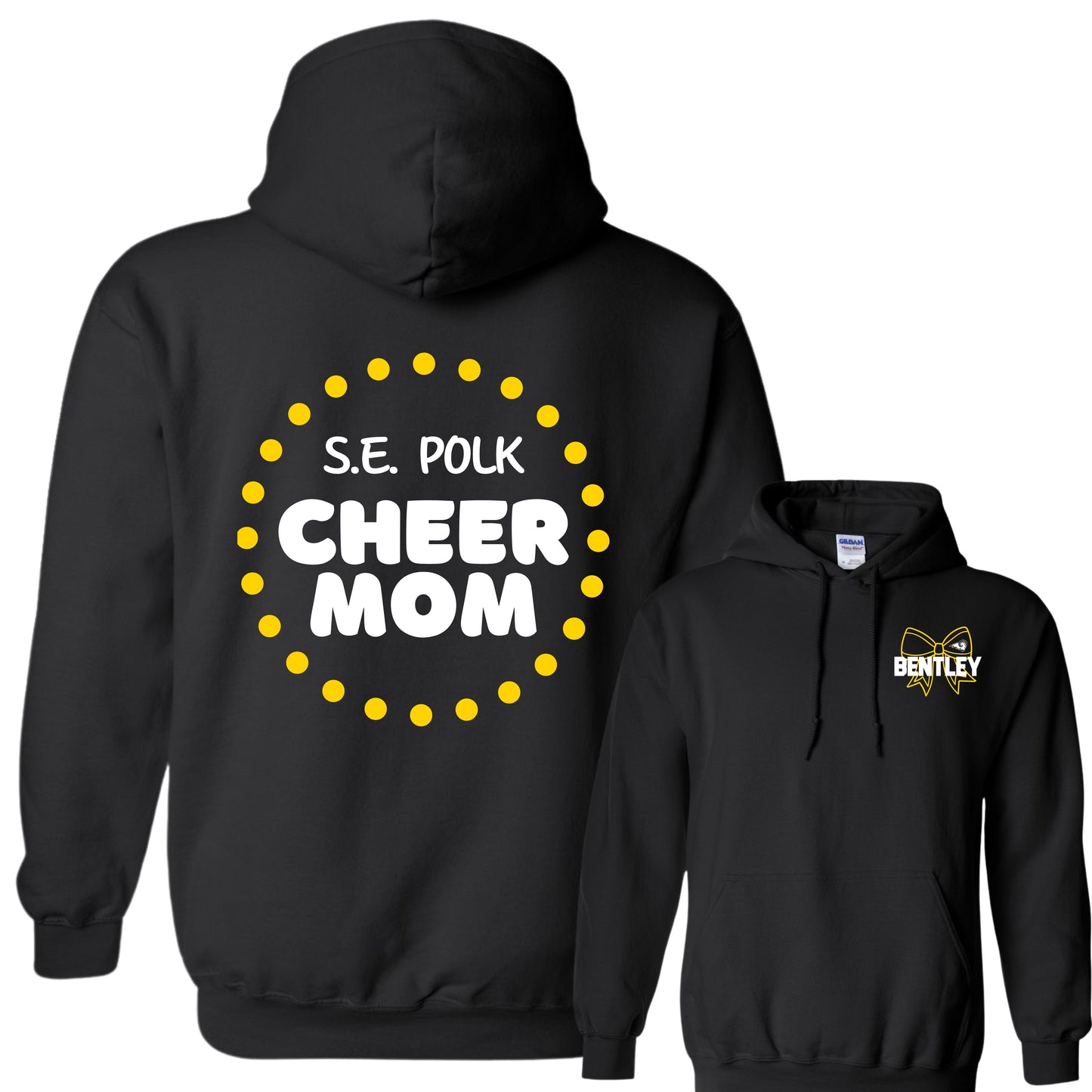 SEP Cheer Mom Puff Lettering Hoodie