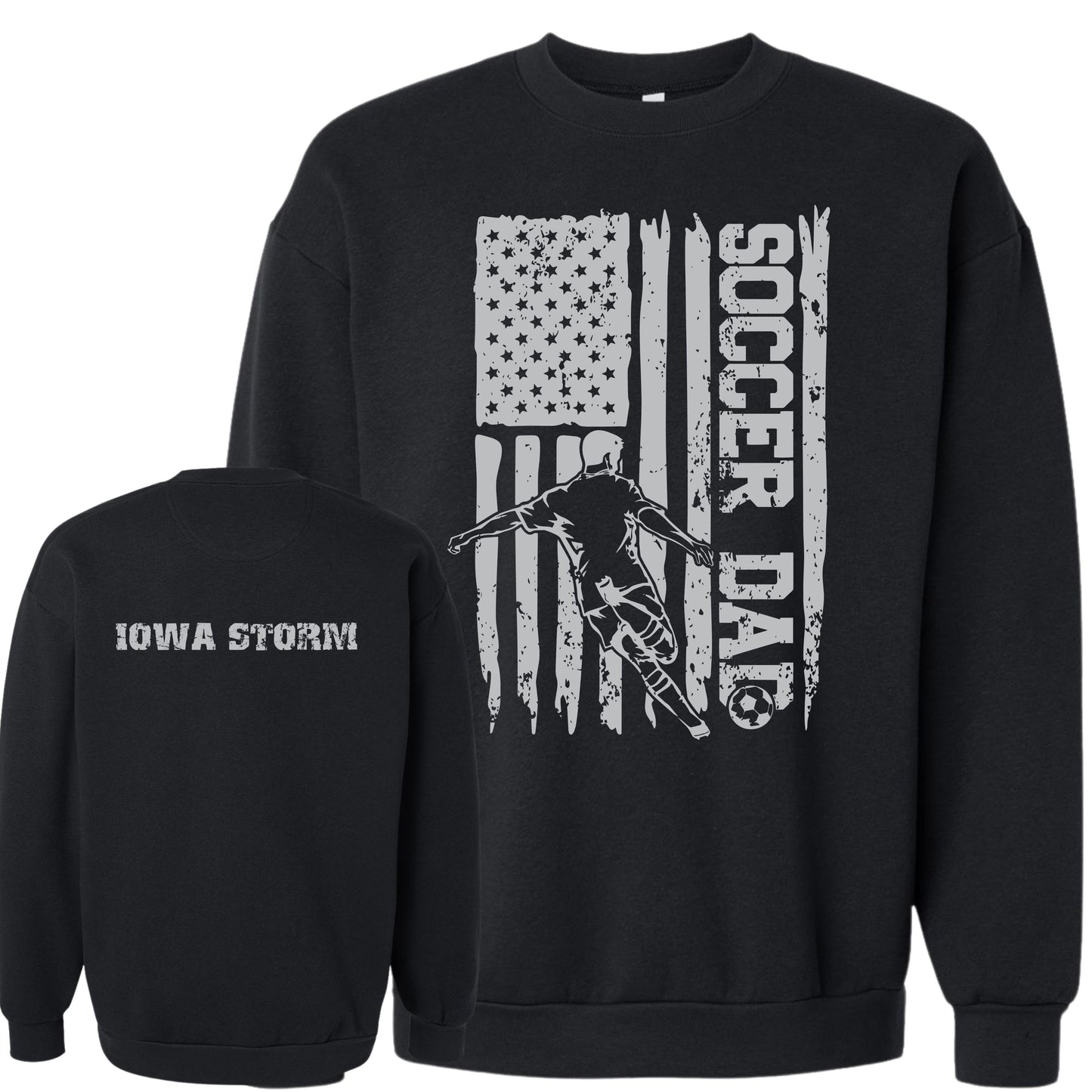 Iowa Storm Soccer Dad Crewneck (Boy)
