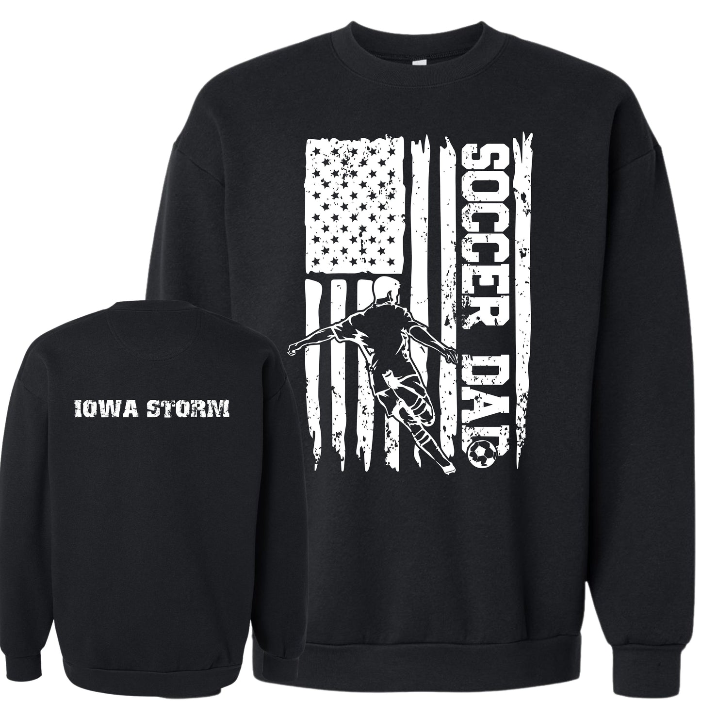 Iowa Storm Soccer Dad Crewneck (Boy)
