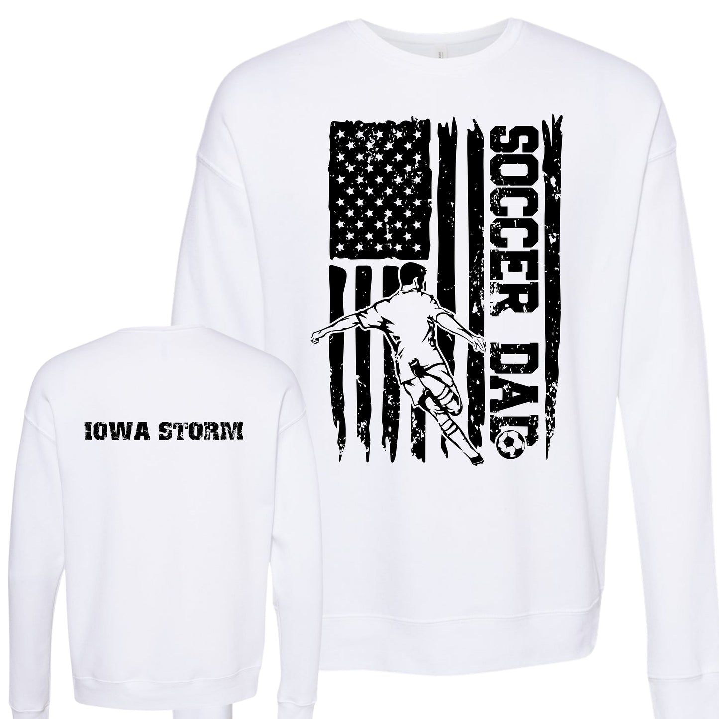 Iowa Storm Soccer Dad Crewneck (Boy)