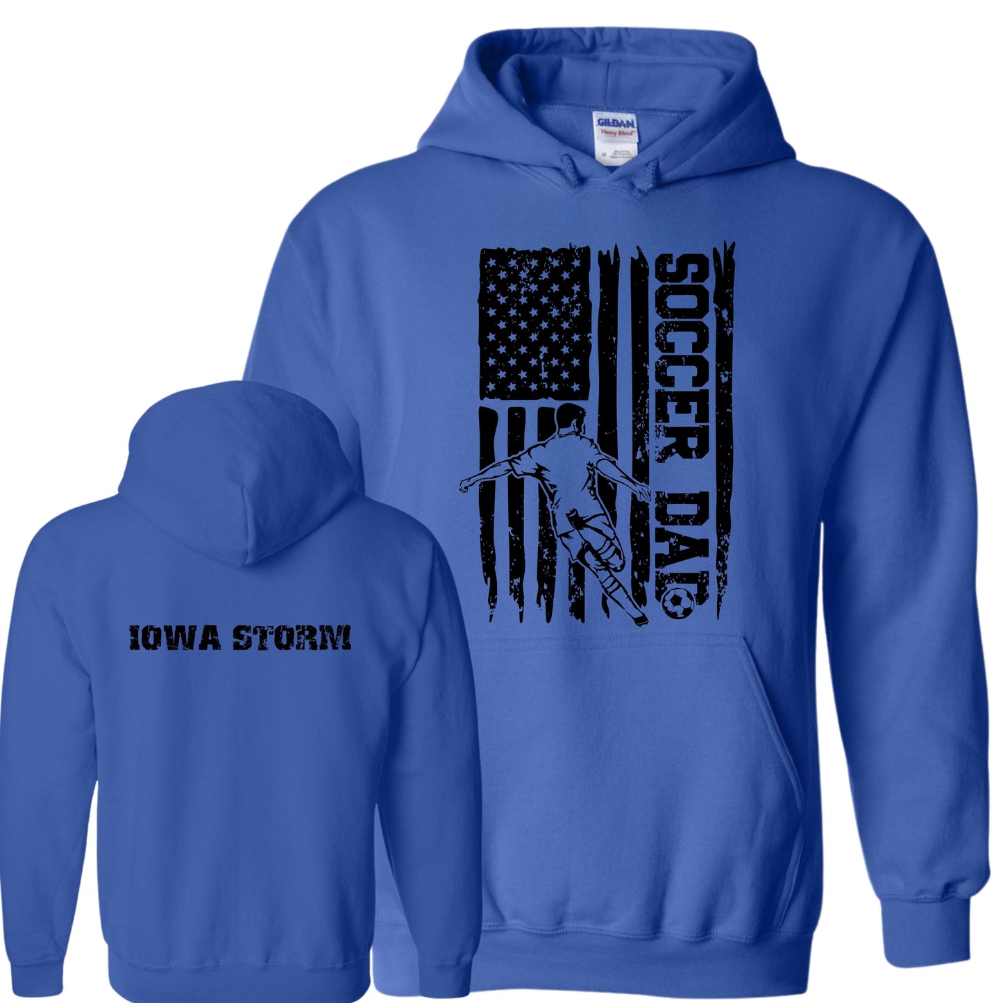 Iowa Storm Soccer Dad Hoodie (Boy)