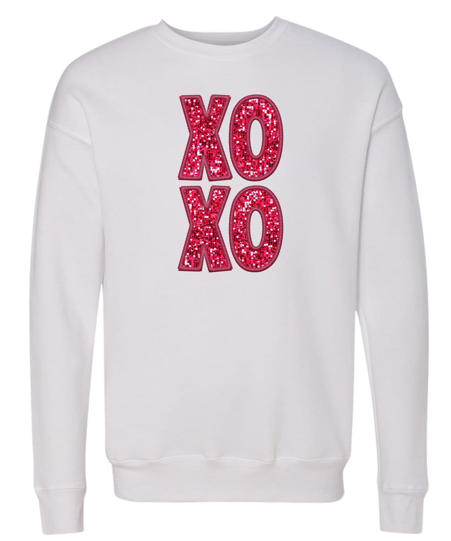 Stacked "XOXO" Crewneck