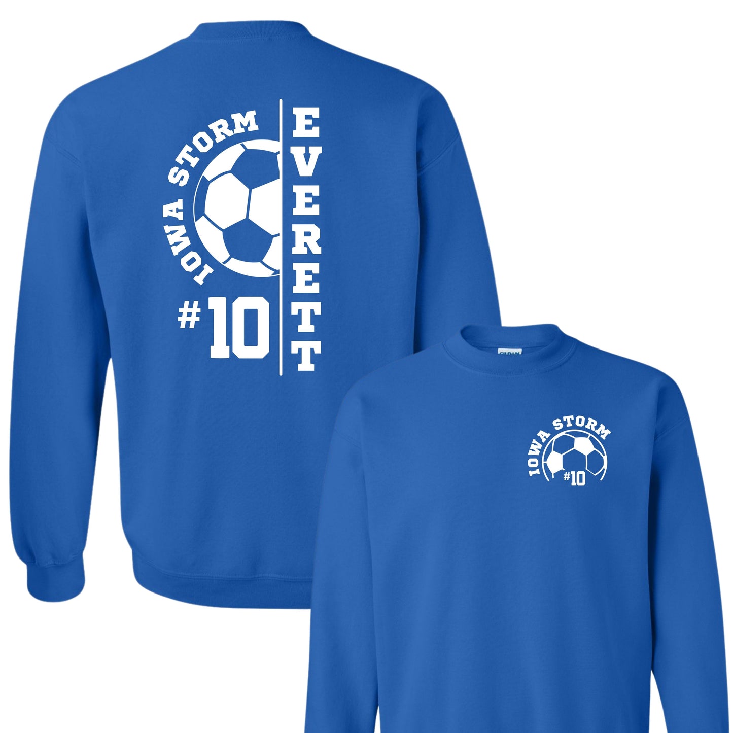 Iowa Storm Personalized Crewneck | Youth