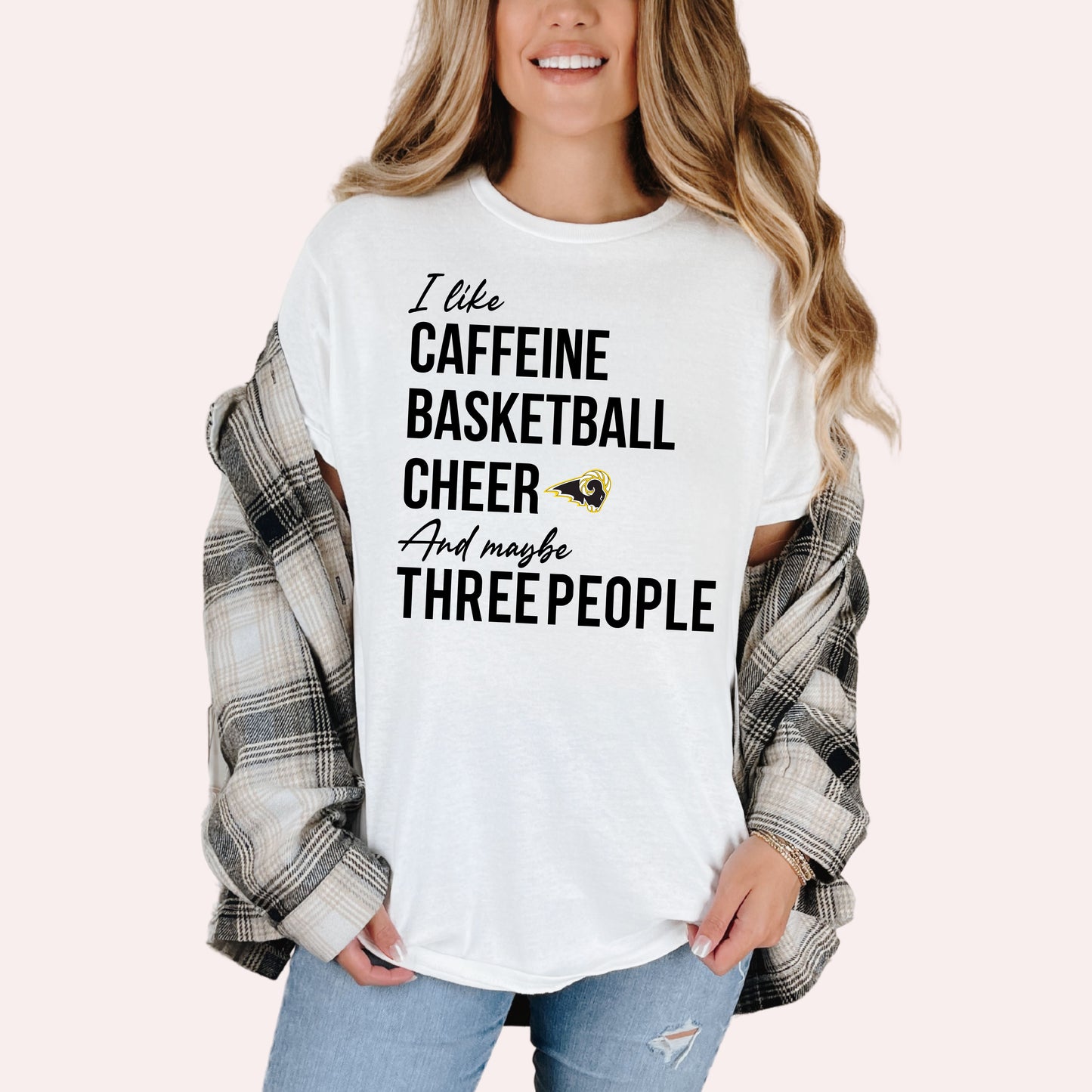 SEP Basketball Cheer "I Like Caffeine" T-Shirt