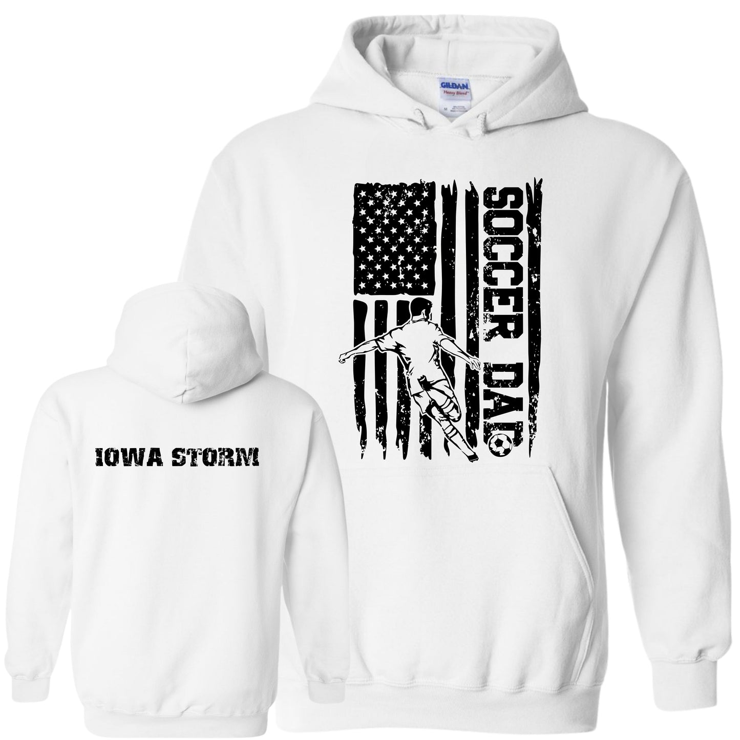 Iowa Storm Soccer Dad Hoodie (Boy)