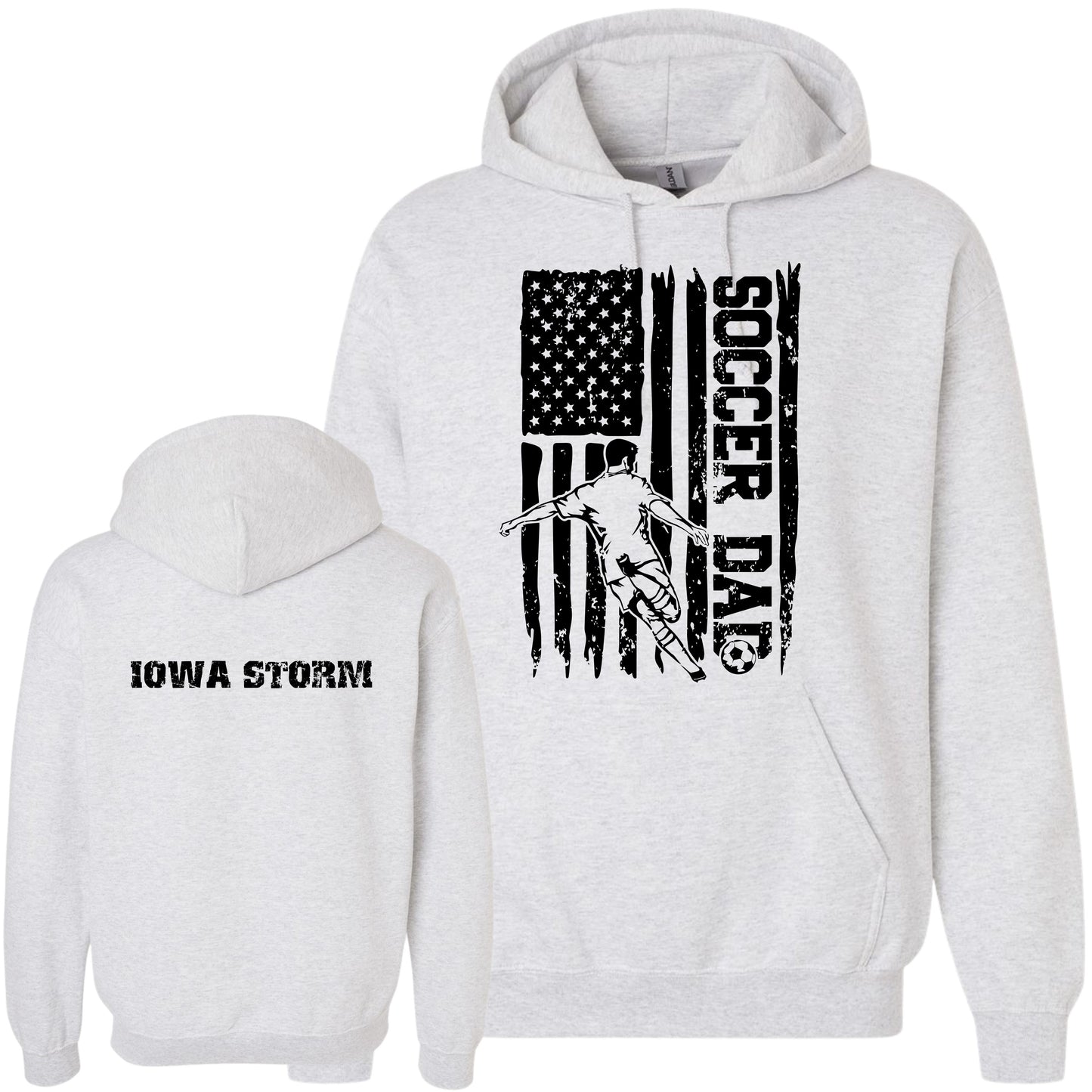 Iowa Storm Soccer Dad Hoodie (Boy)