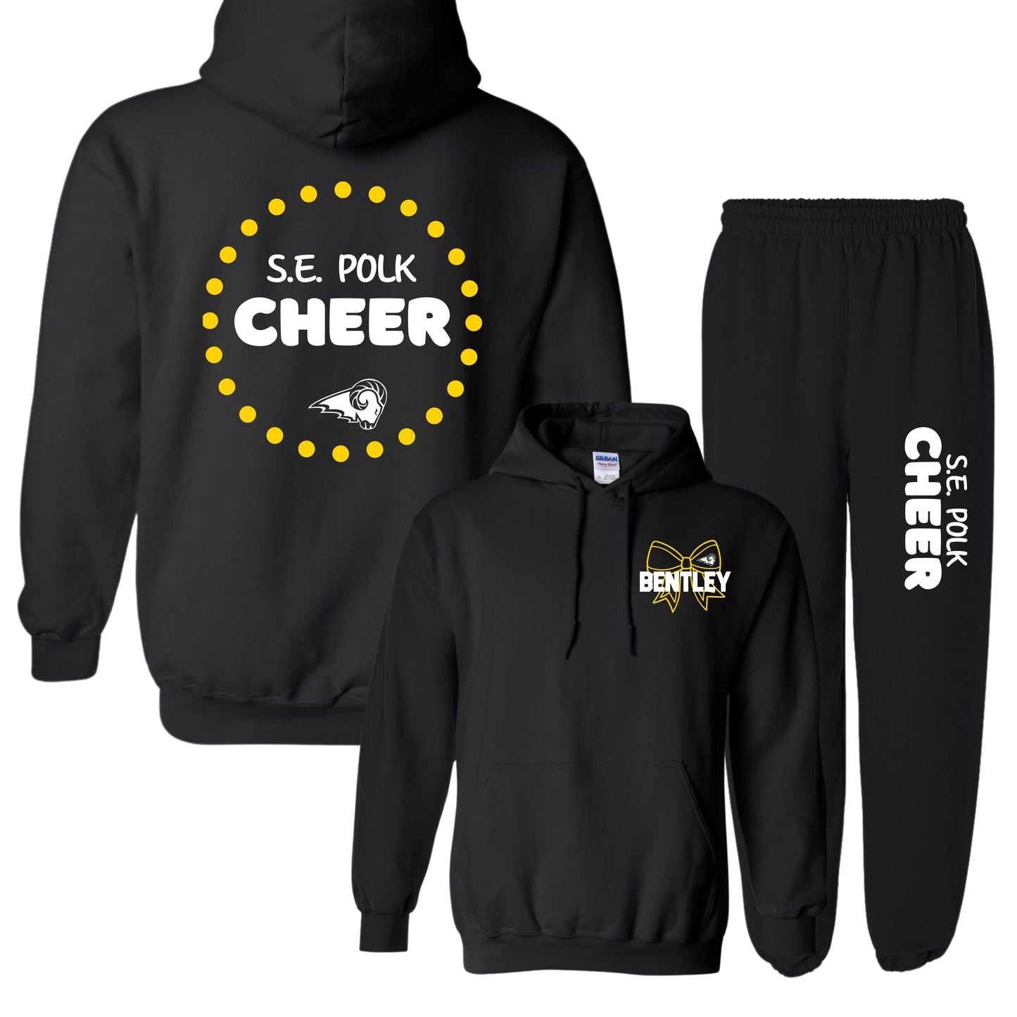 SEP Cheer Puff Lettering Sweat Set (Ram Logo)