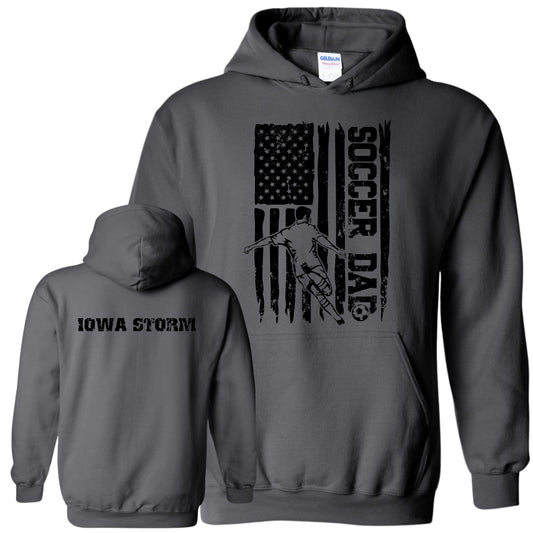 Iowa Storm Soccer Dad Hoodie (Boy)