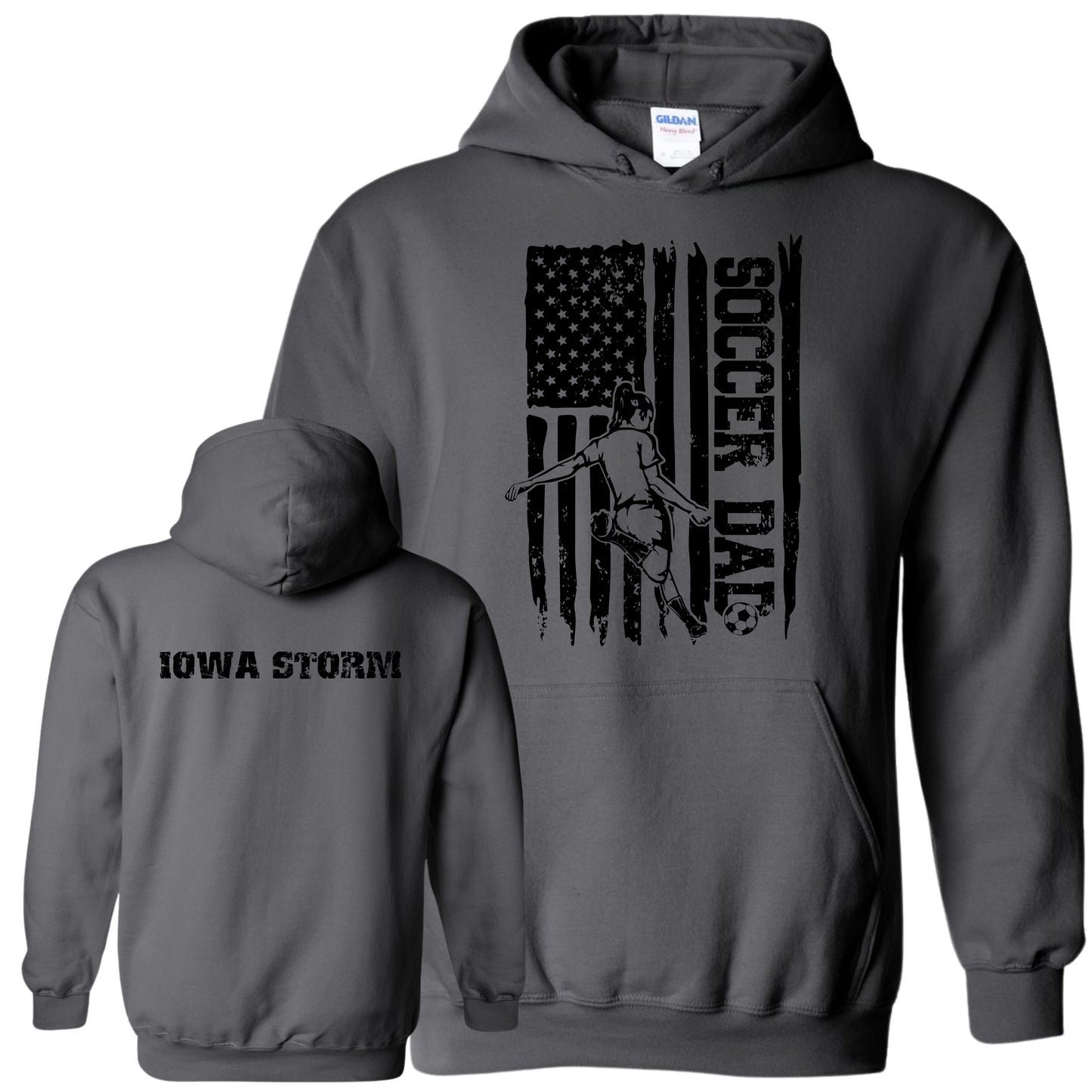 Iowa Storm Soccer Dad Hoodie (Girl)