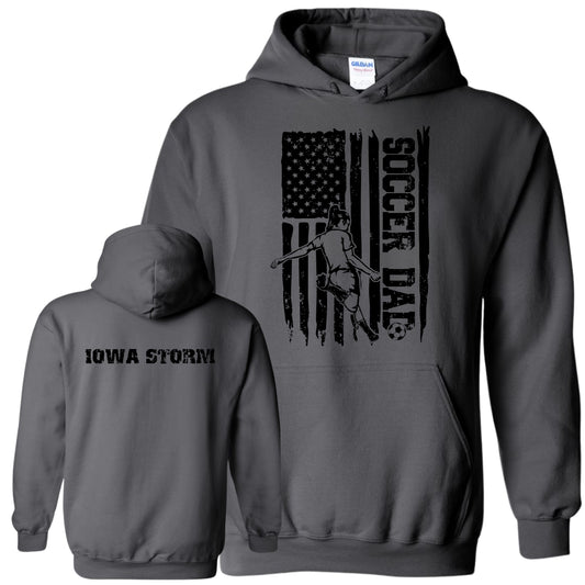 Iowa Storm Soccer Dad Hoodie (Girl)