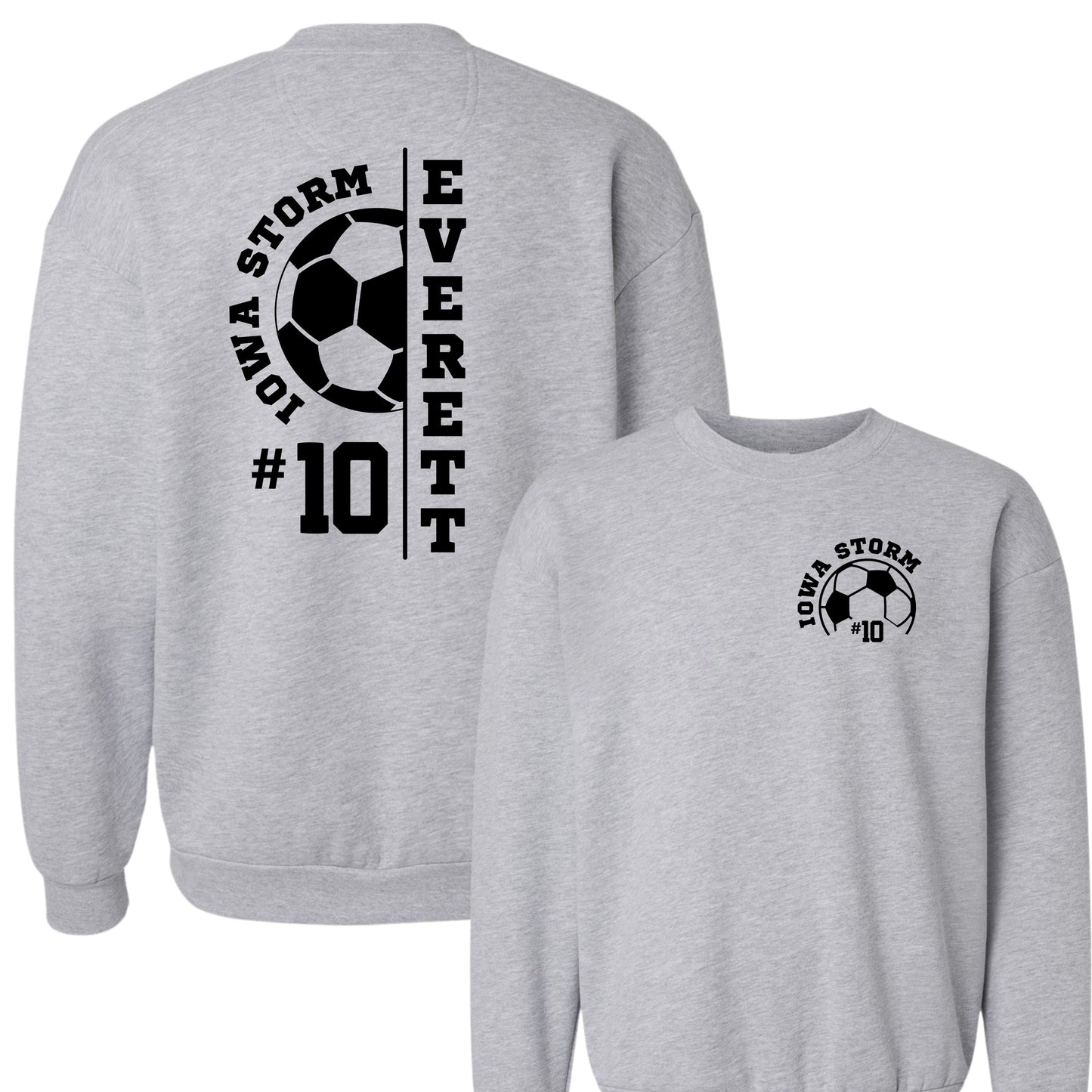 Iowa Storm Personalized Crewneck | Youth