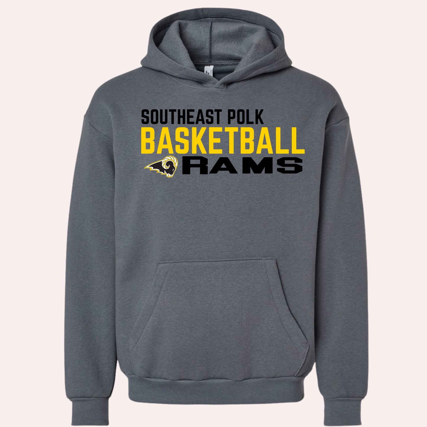 Southeast Polk RAMS Basketball Hoodie