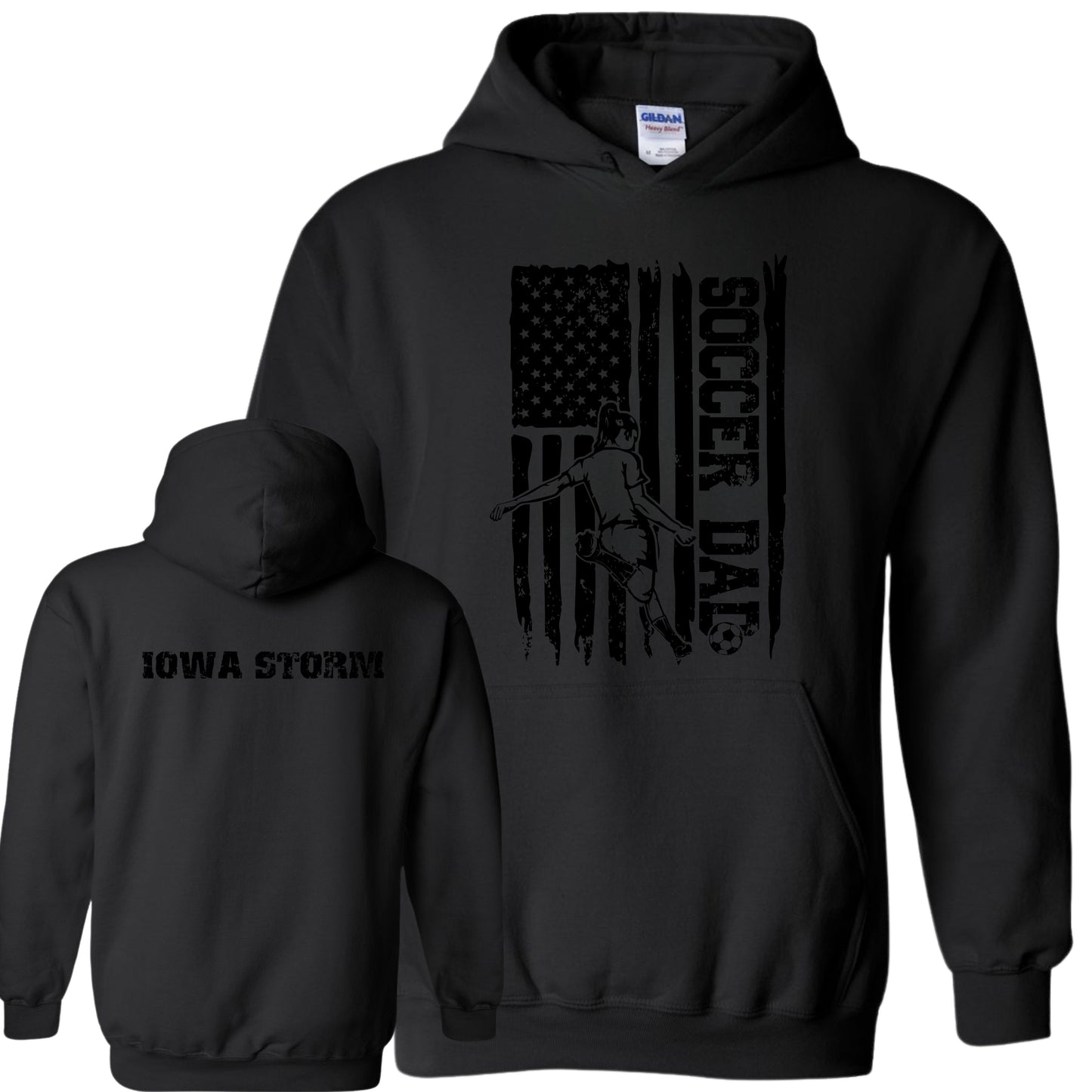 Iowa Storm Soccer Dad Hoodie (Girl)
