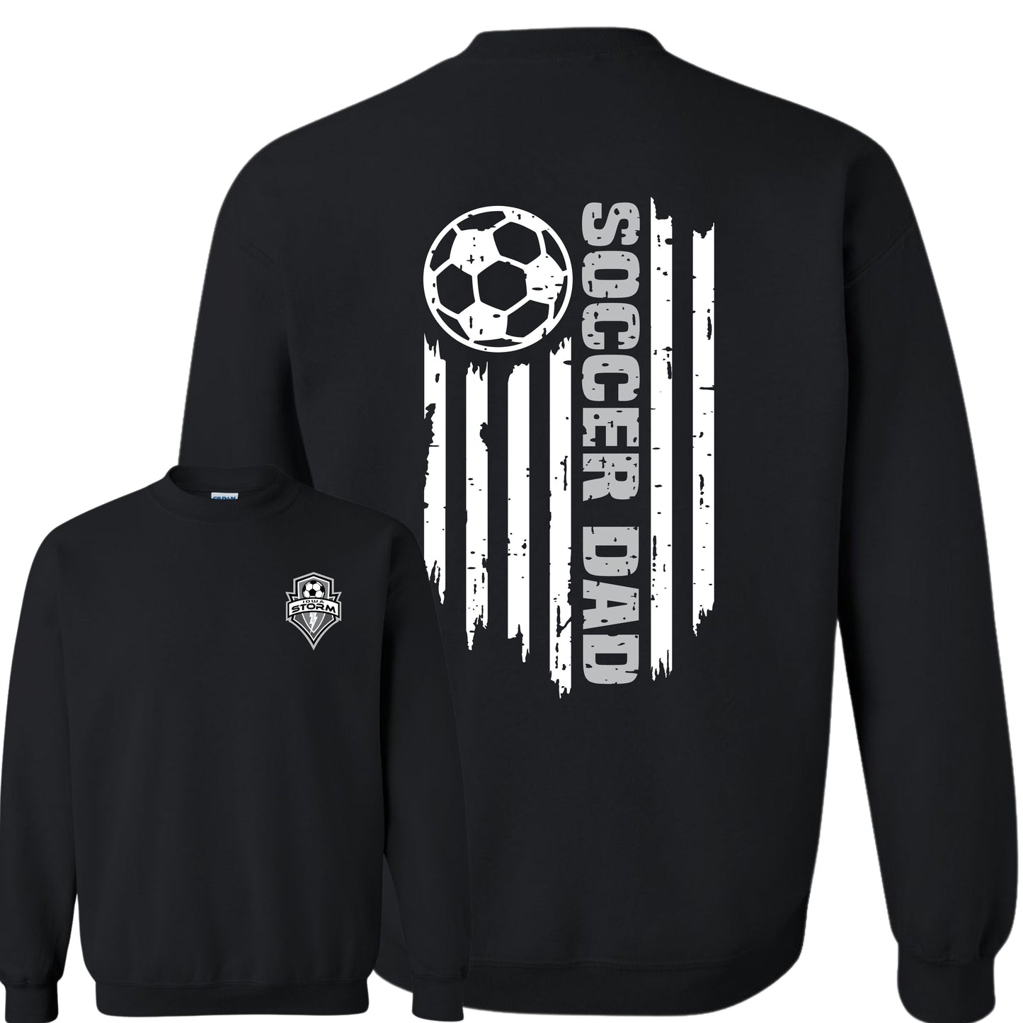 Iowa Storm Soccer Dad Crewneck