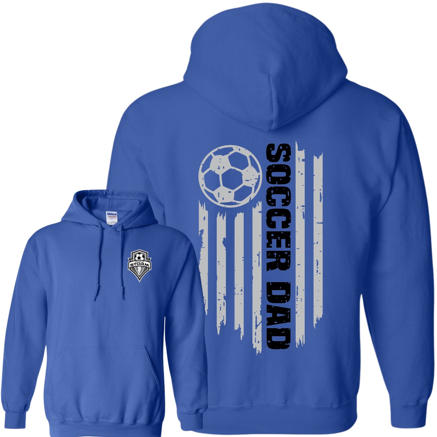Iowa Storm Soccer Dad Hoodie