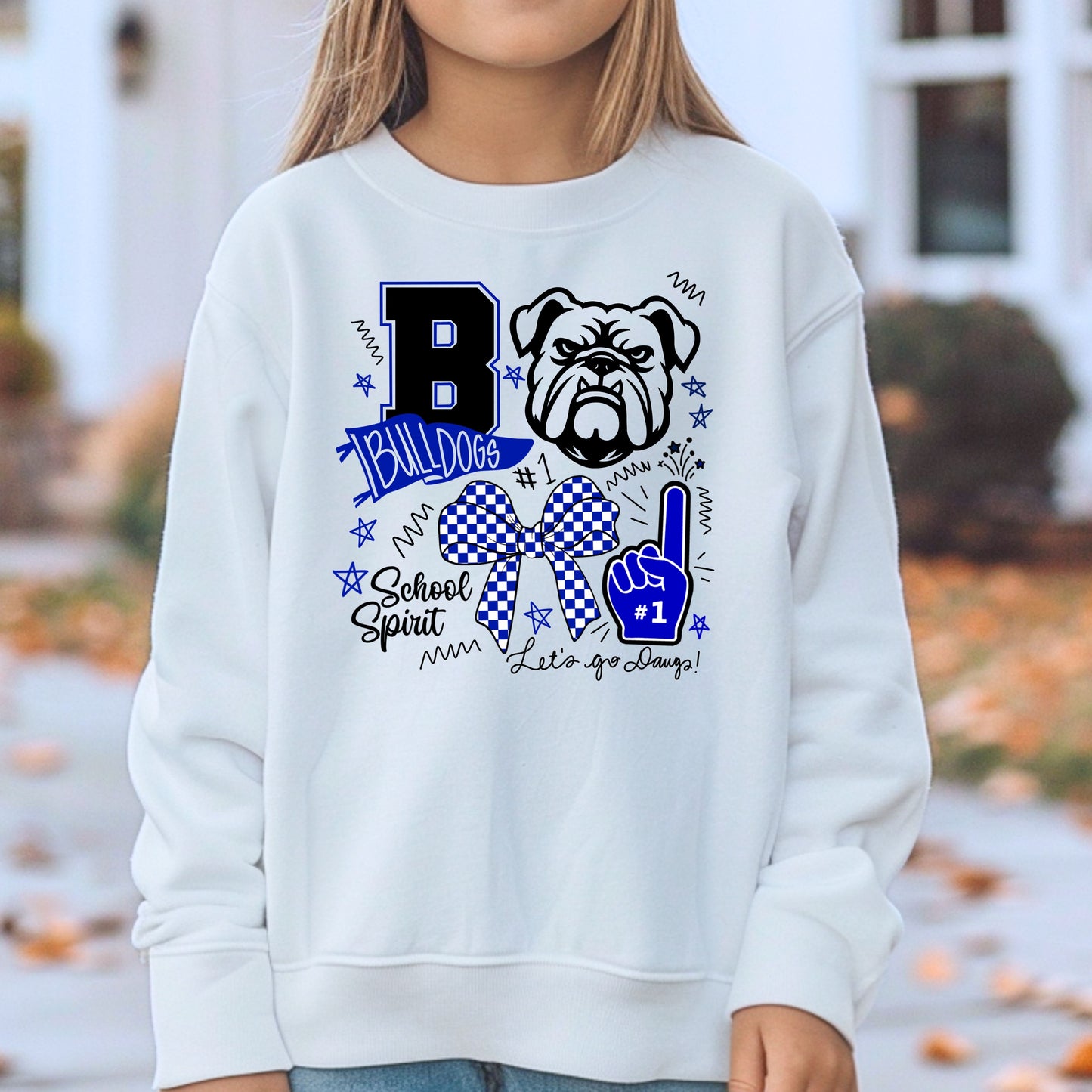 Bulldogs School Spirit Hoodie