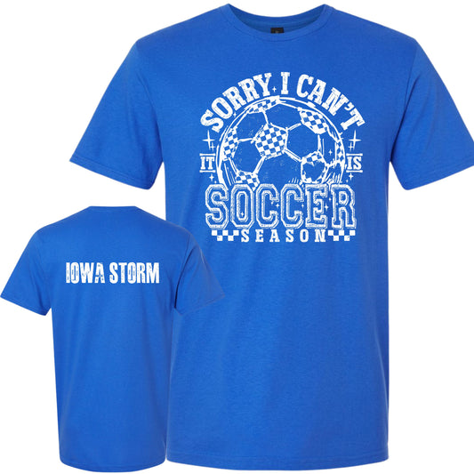 Iowa Storm "Soccer Season" T-Shirt