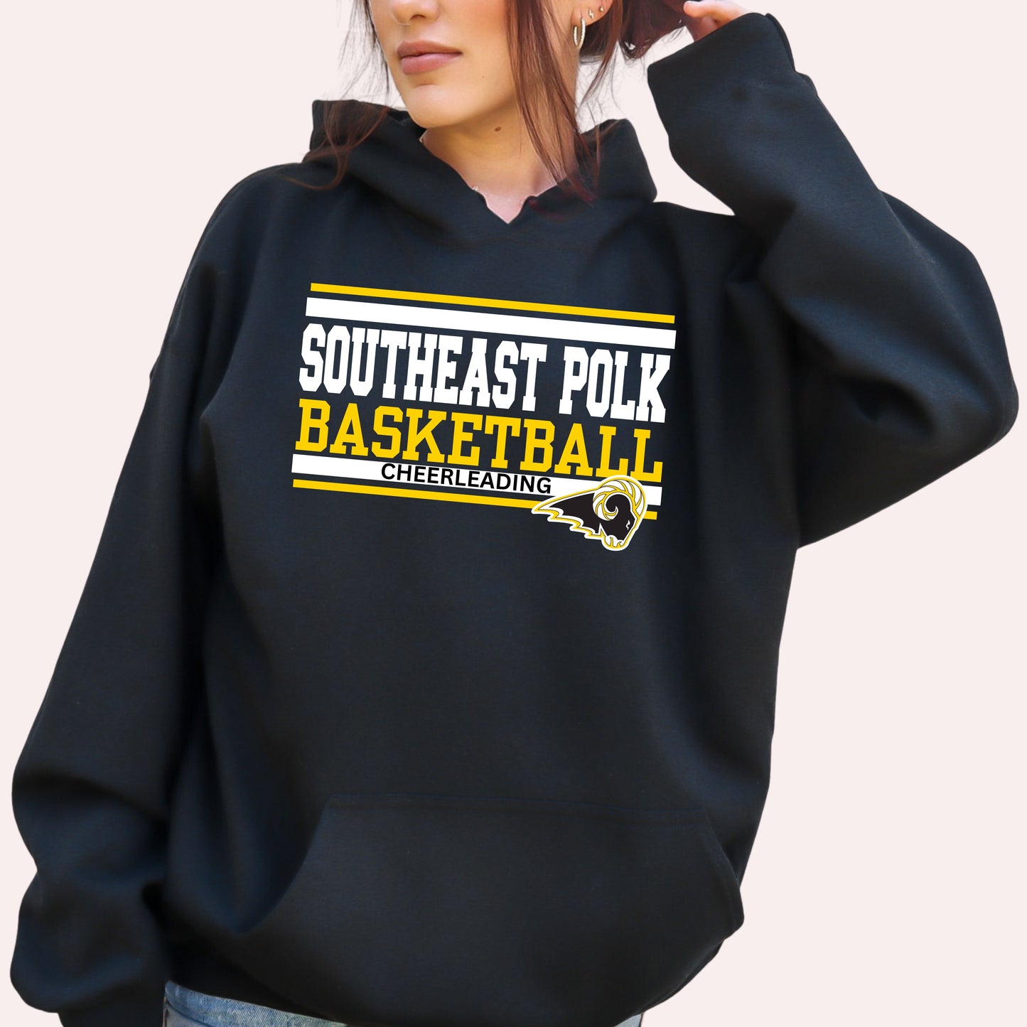 Southeast Polk Basketball Cheerleading Crewneck