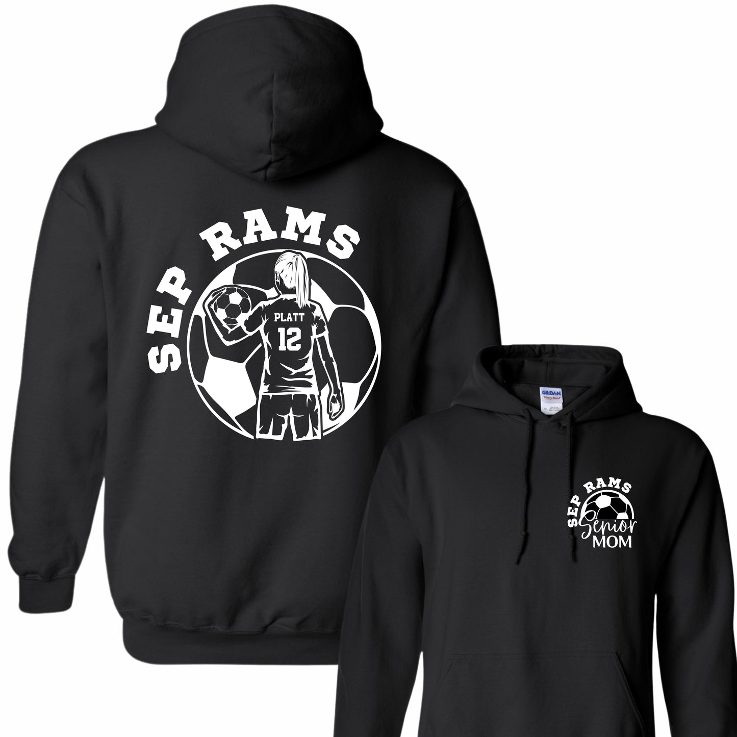 Senior Soccer Mom Hoodie (Girl)