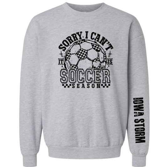 Iowa Storm "Soccer Season" Crewneck