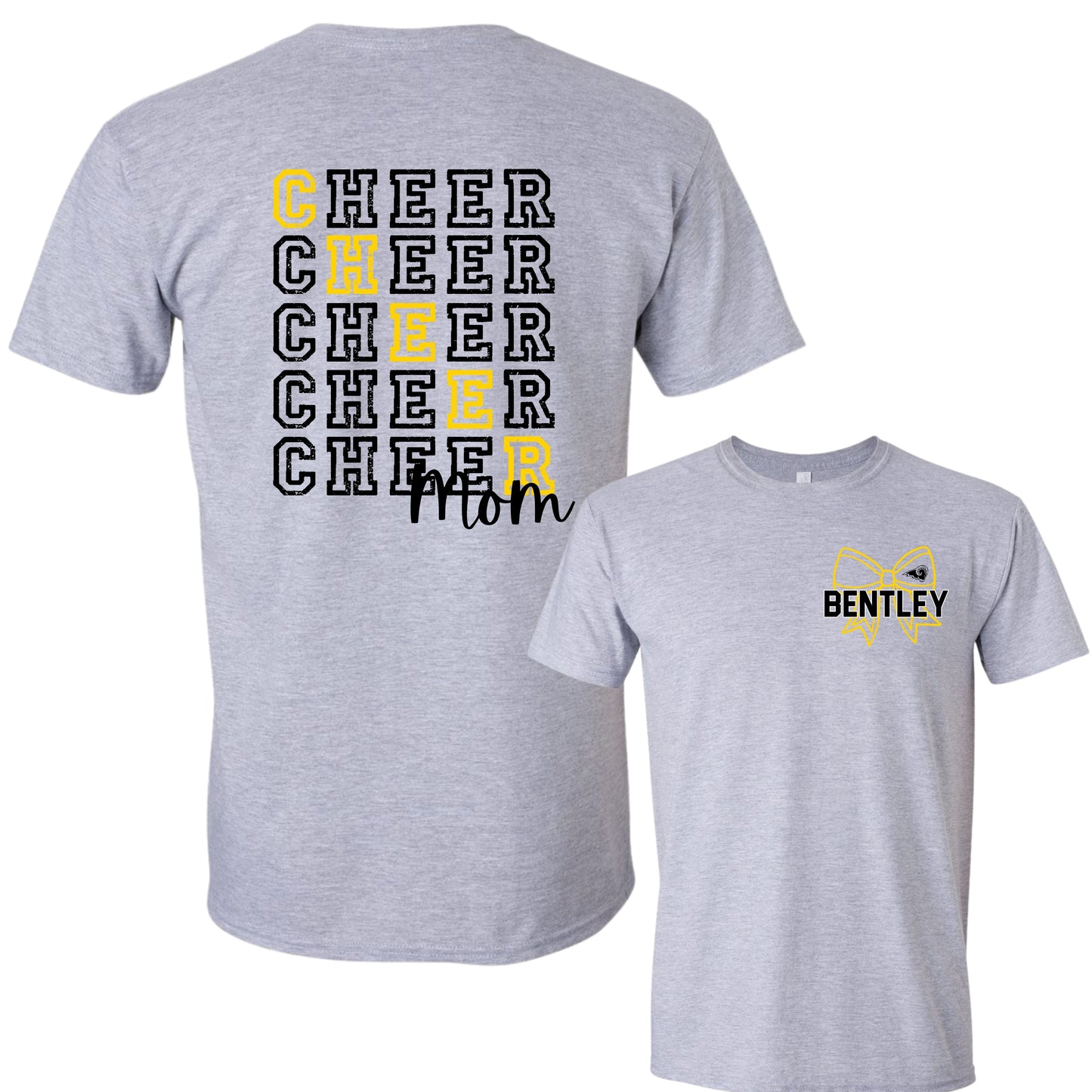 SEP Distressed Cheer Mom T-Shirt
