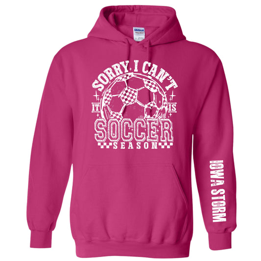 Iowa Storm "Soccer Season" Hoodie