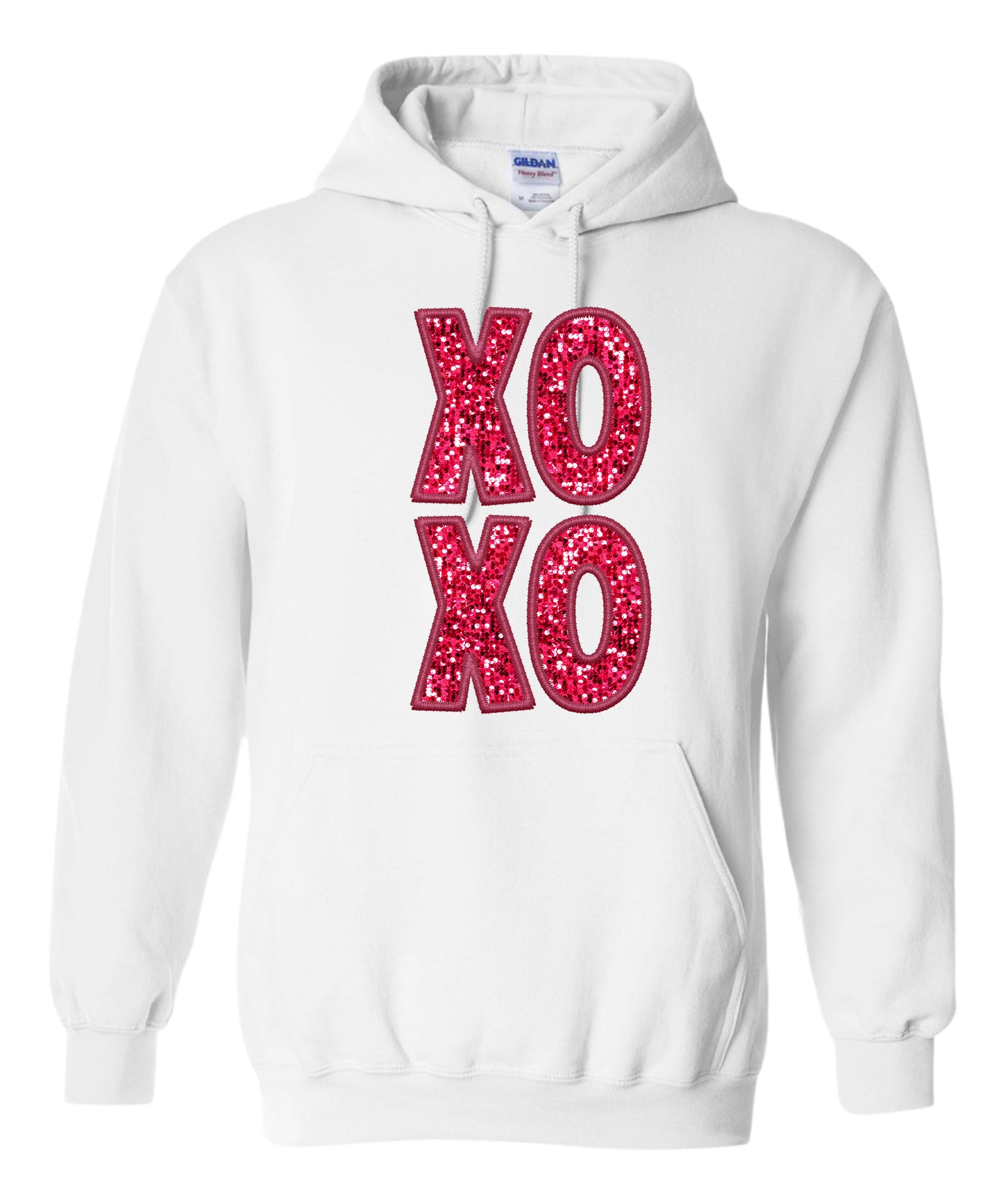 Stacked "XOXO" Youth Hoodie