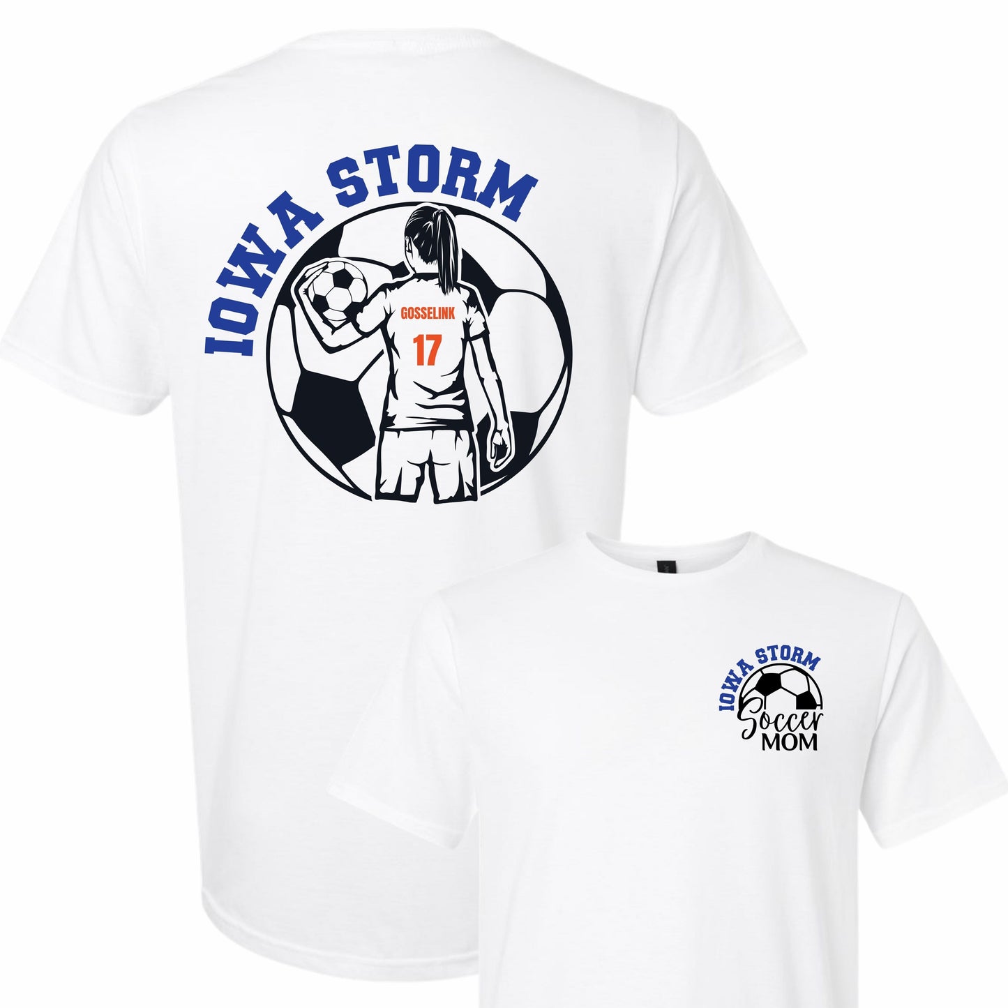 Iowa Storm Soccer Mom T-Shirt (girl)